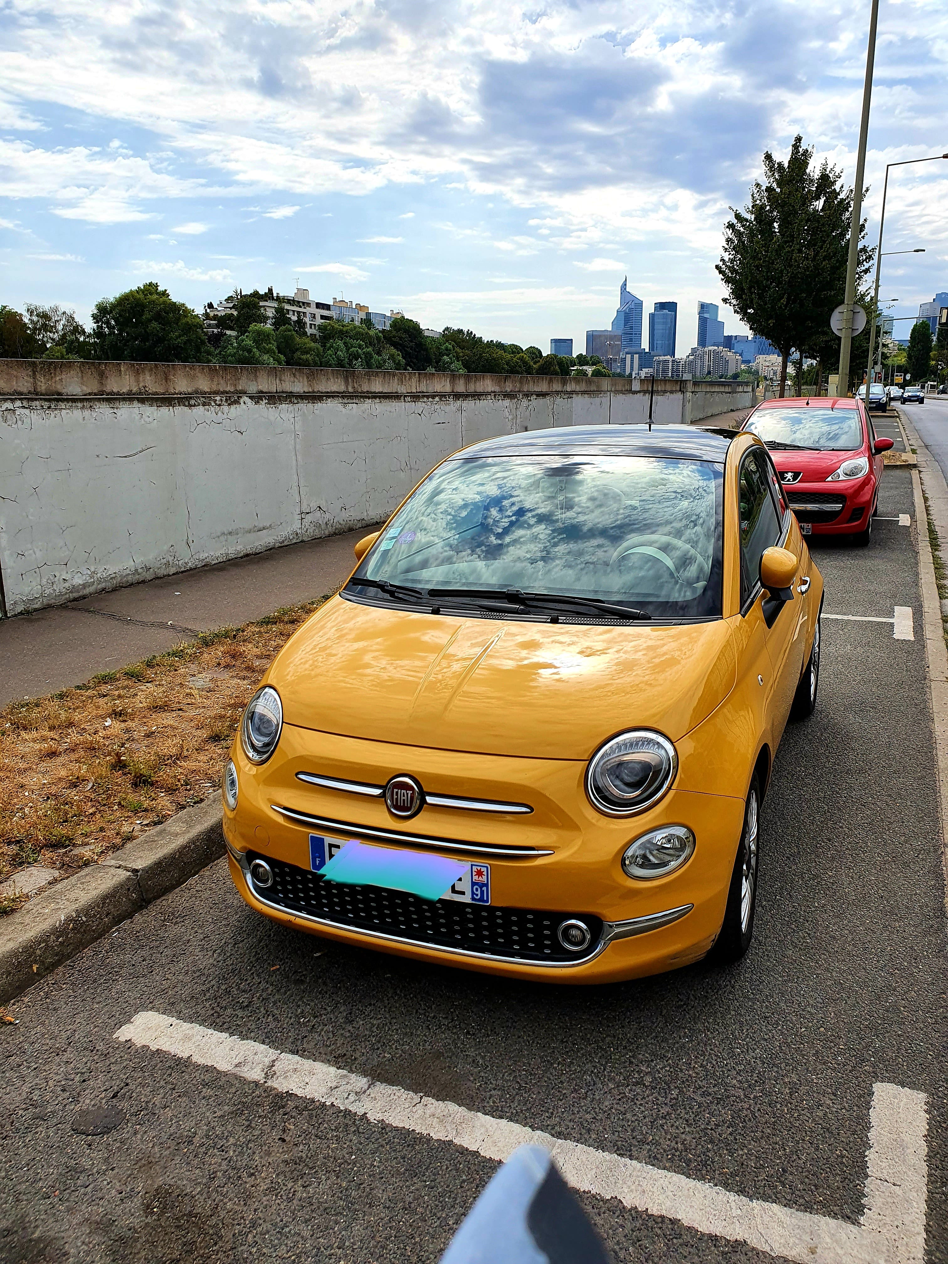Fiat 500 toit panoramique et ouvrant avec Climatisation