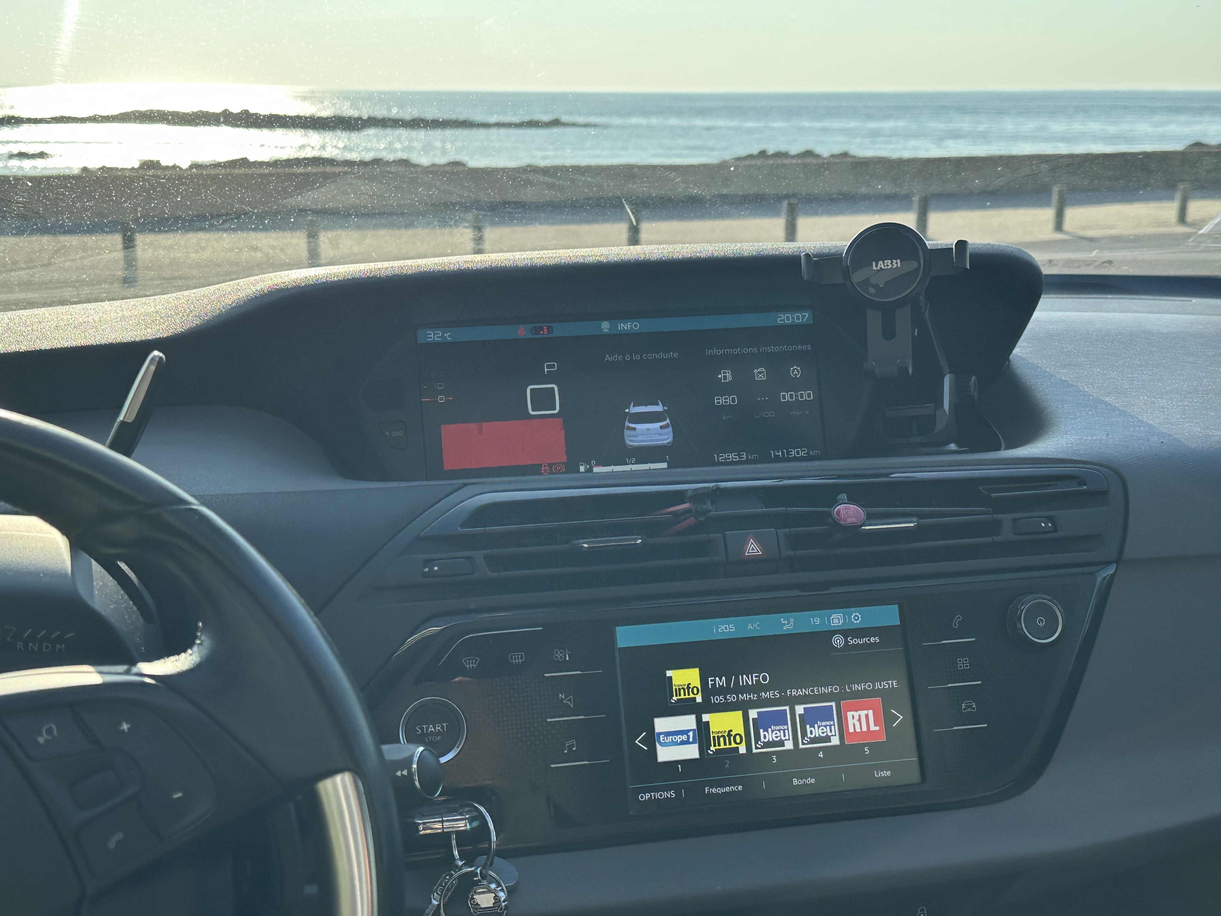 Citroen C4 Picasso avec Apple CarPlay
