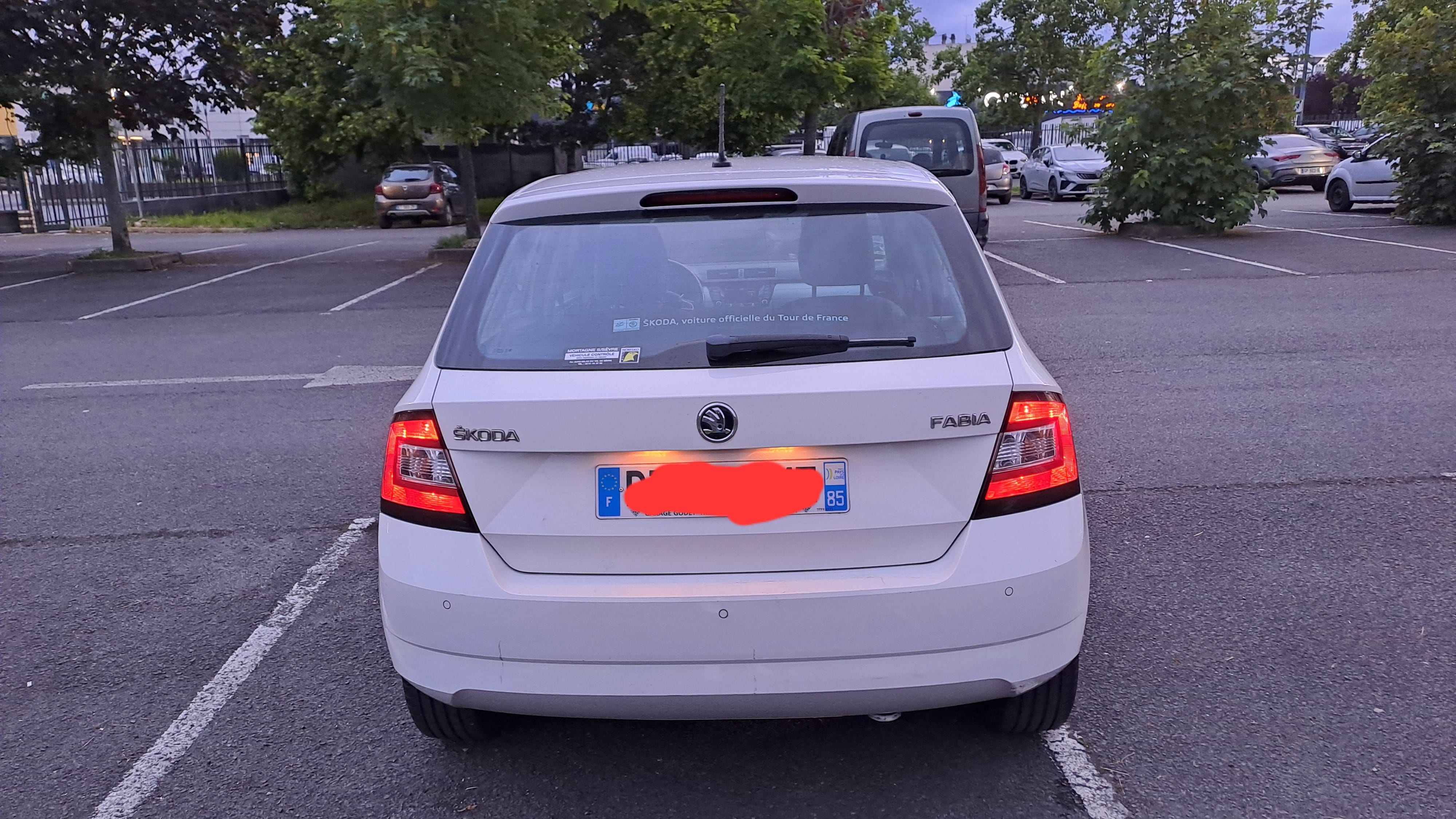 Skoda Fabia avec GPS
