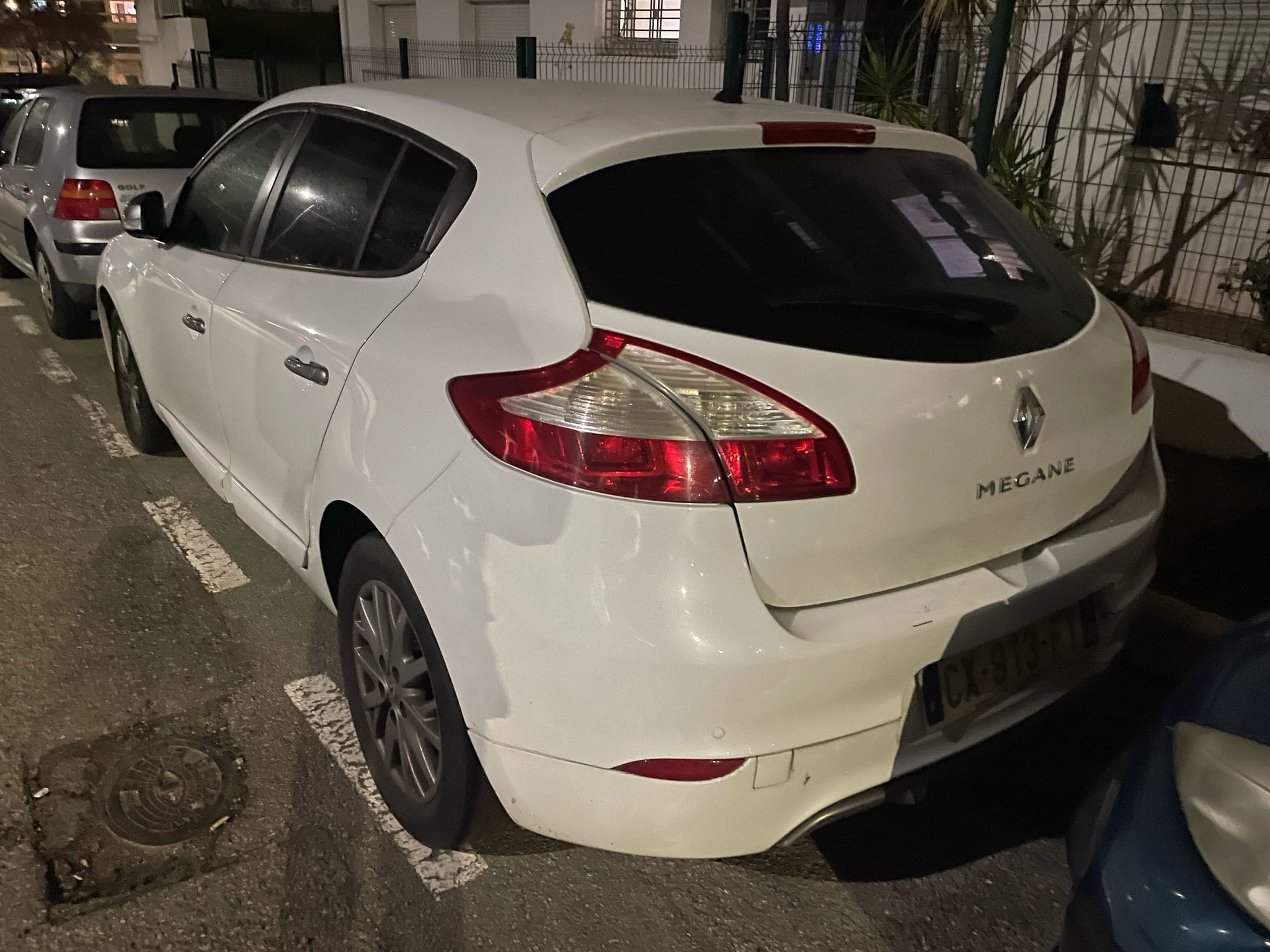 Renault Mégane avec Chaines