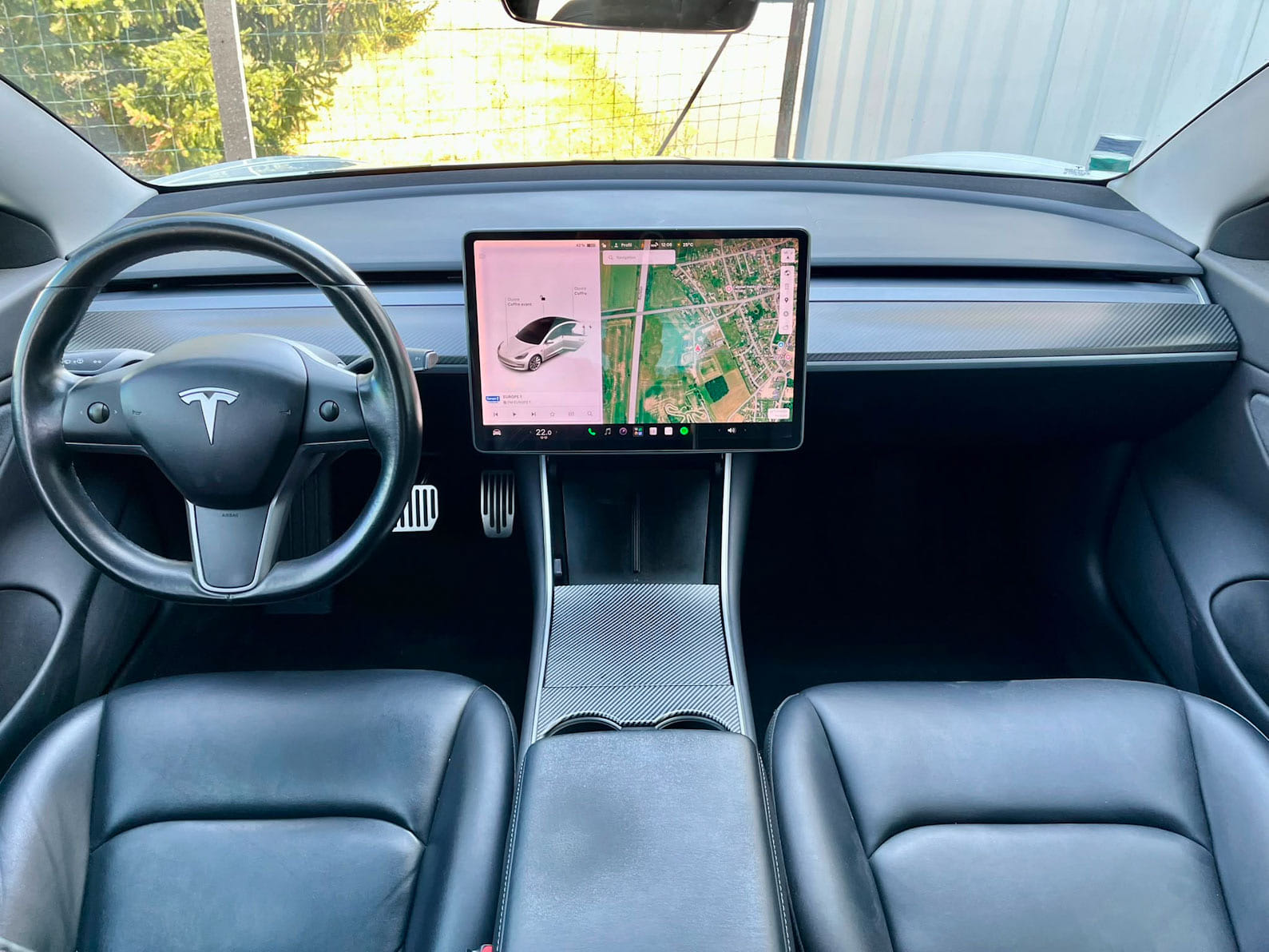 Tesla Model 3 Long Range avec Caméra de recul