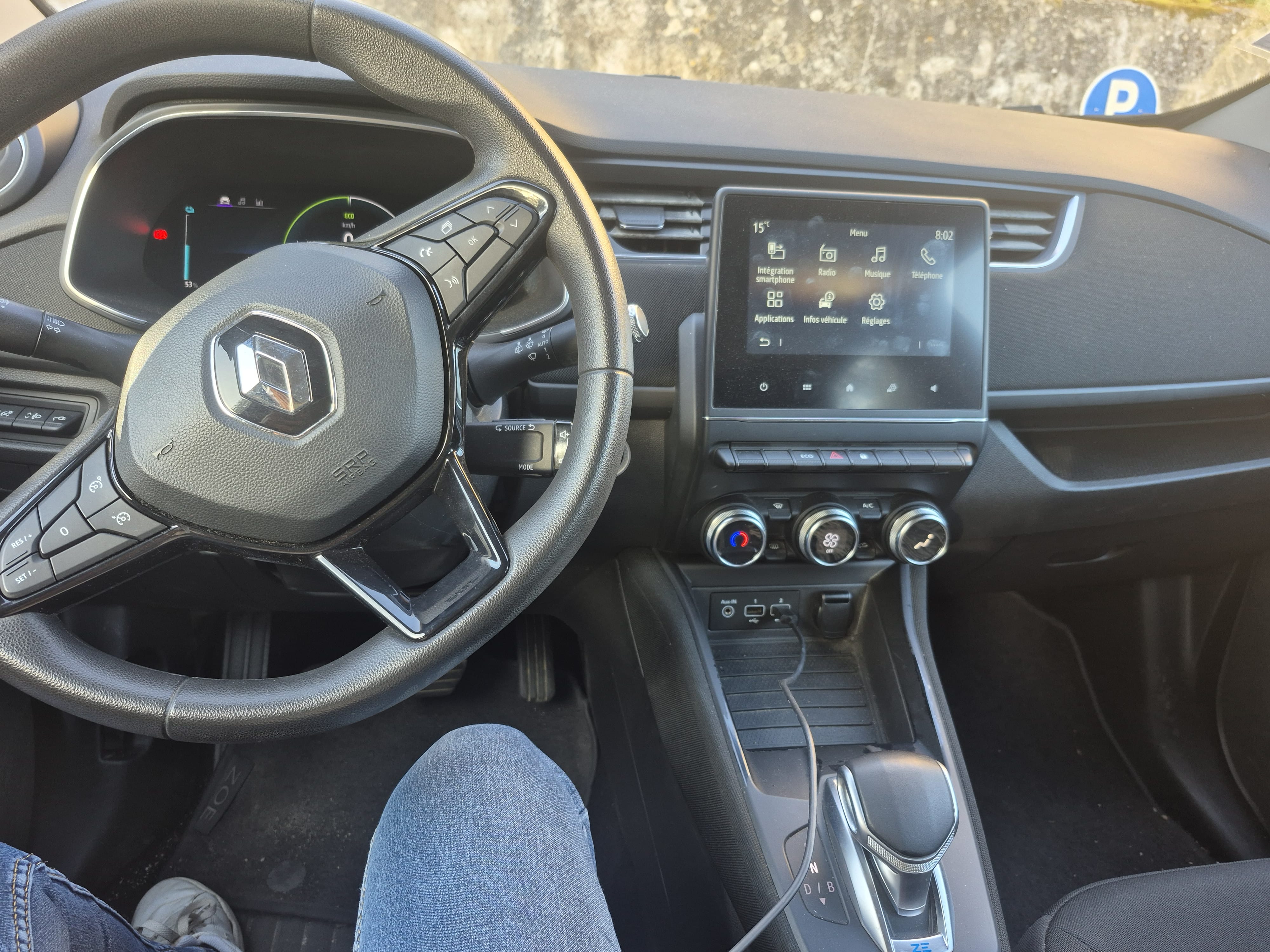 Renault ZOE avec Audio Bluetooth