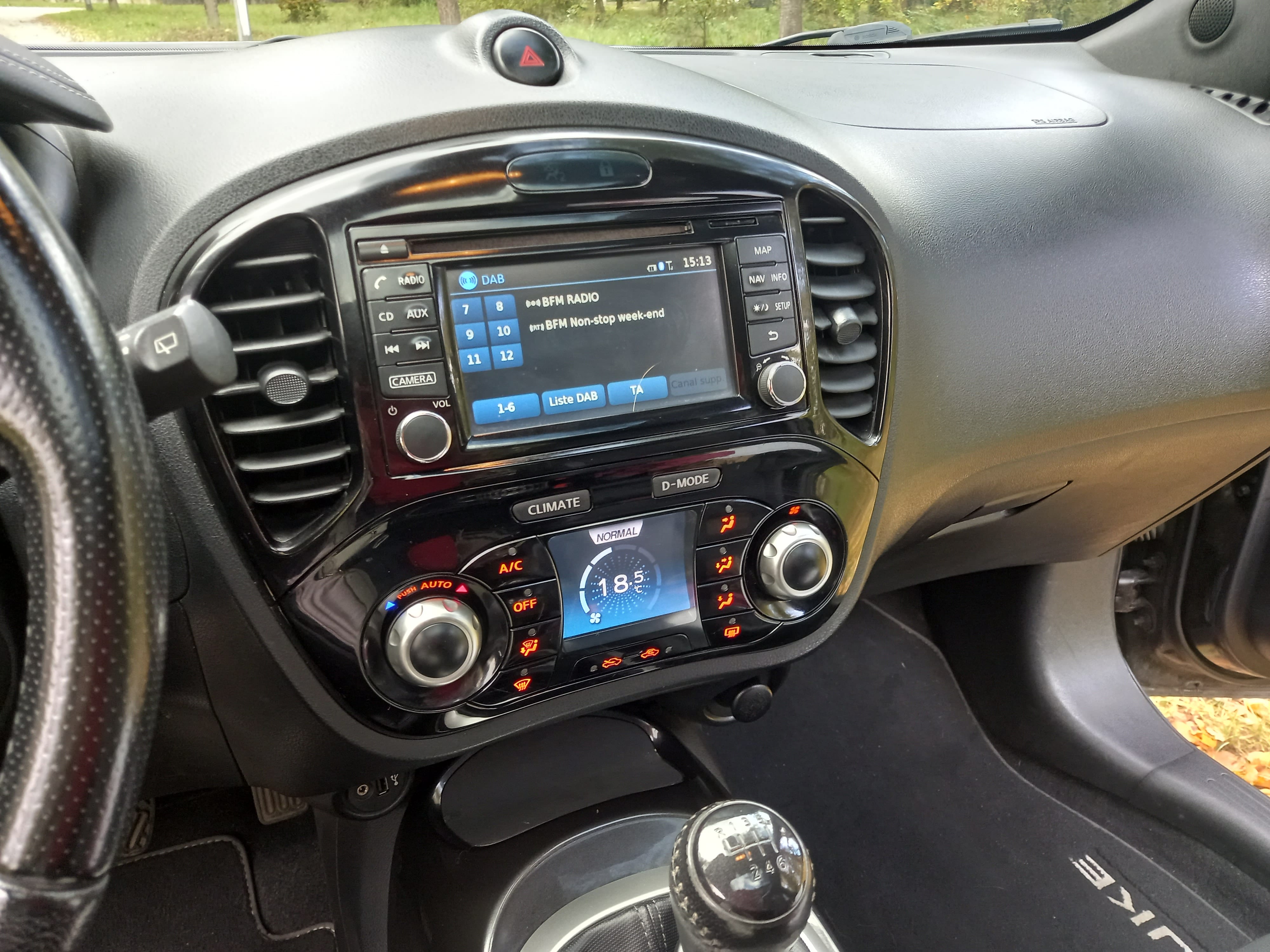 Nissan Juke avec Dashcam