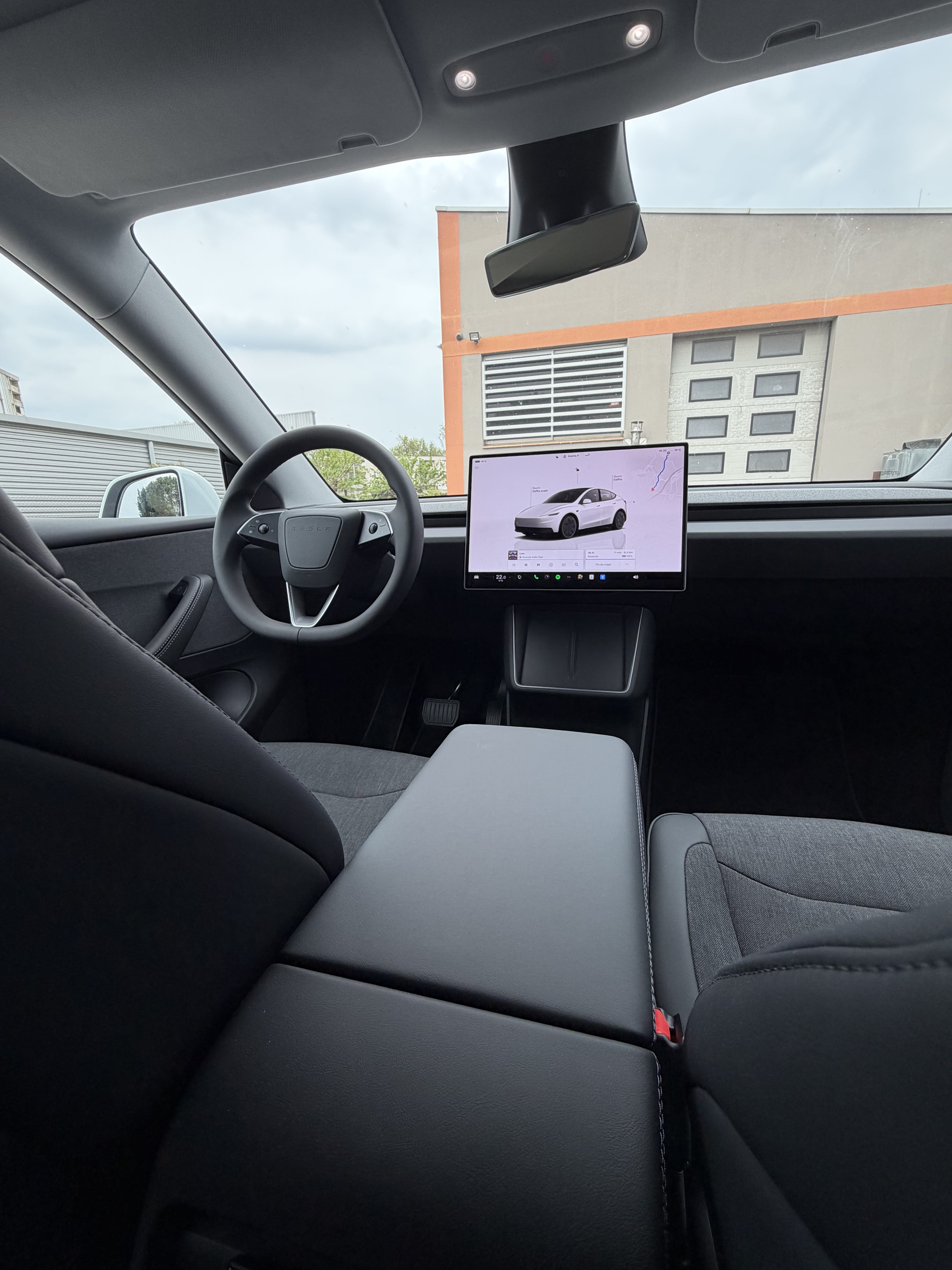 Tesla Model Y with GPS