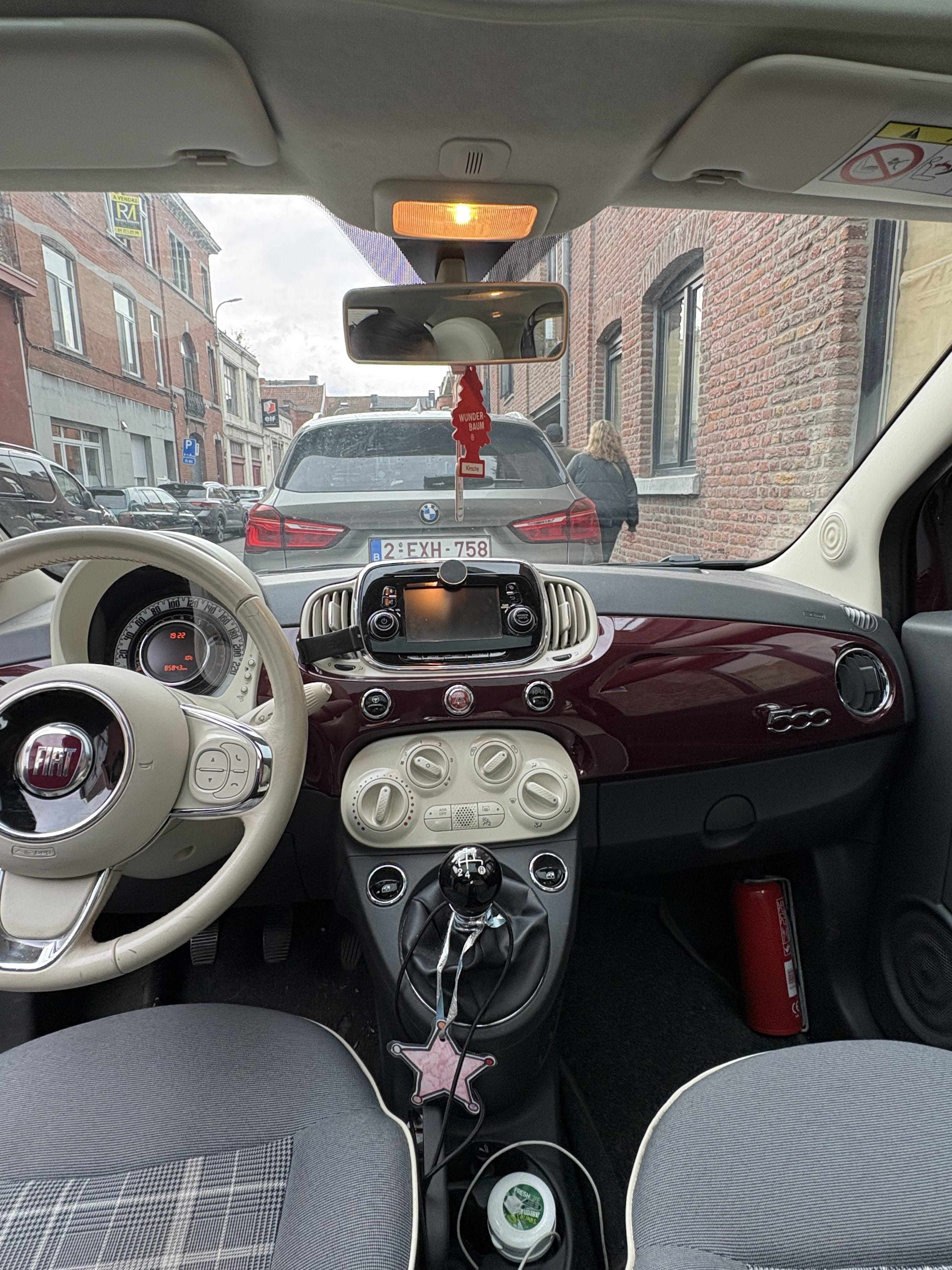 Fiat 500 met GPS
