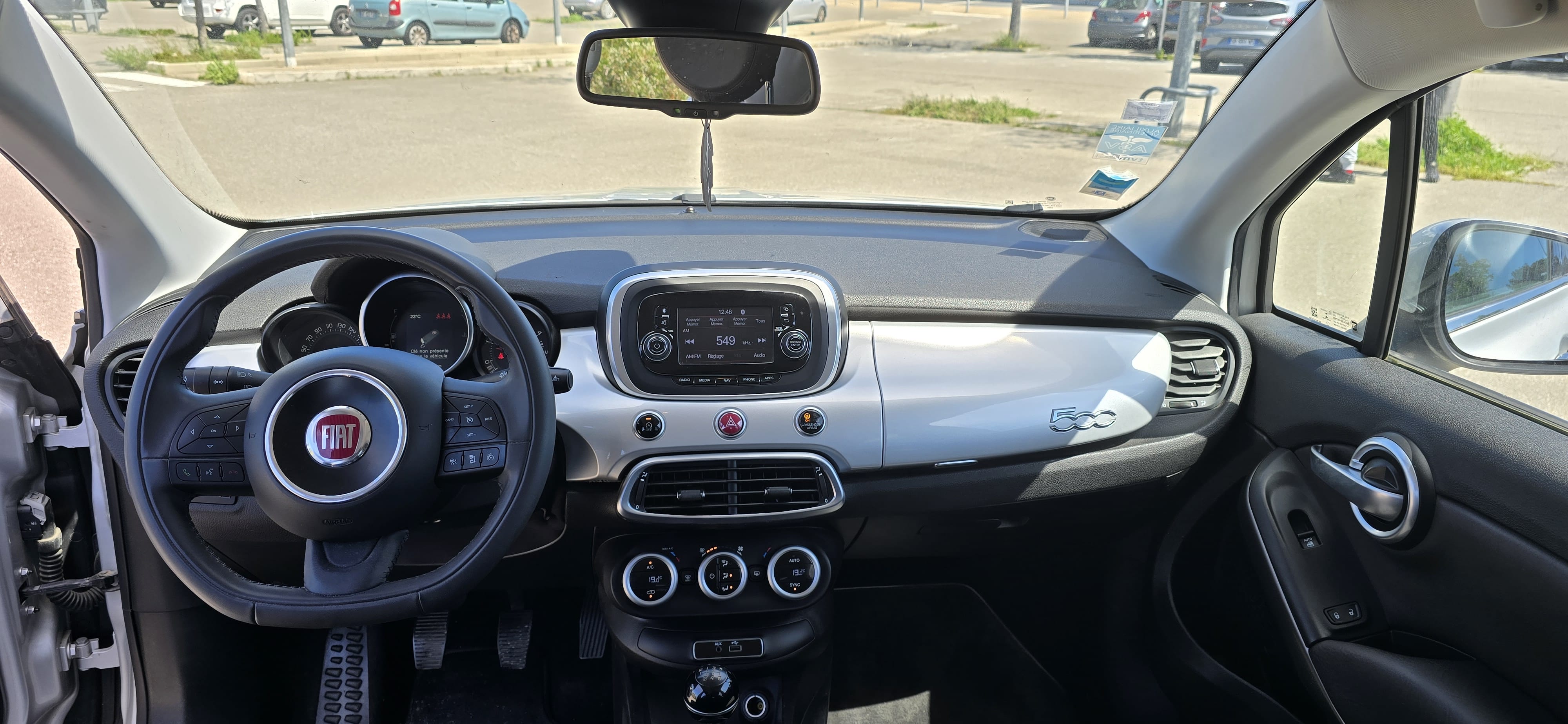Fiat 500 X avec GPS