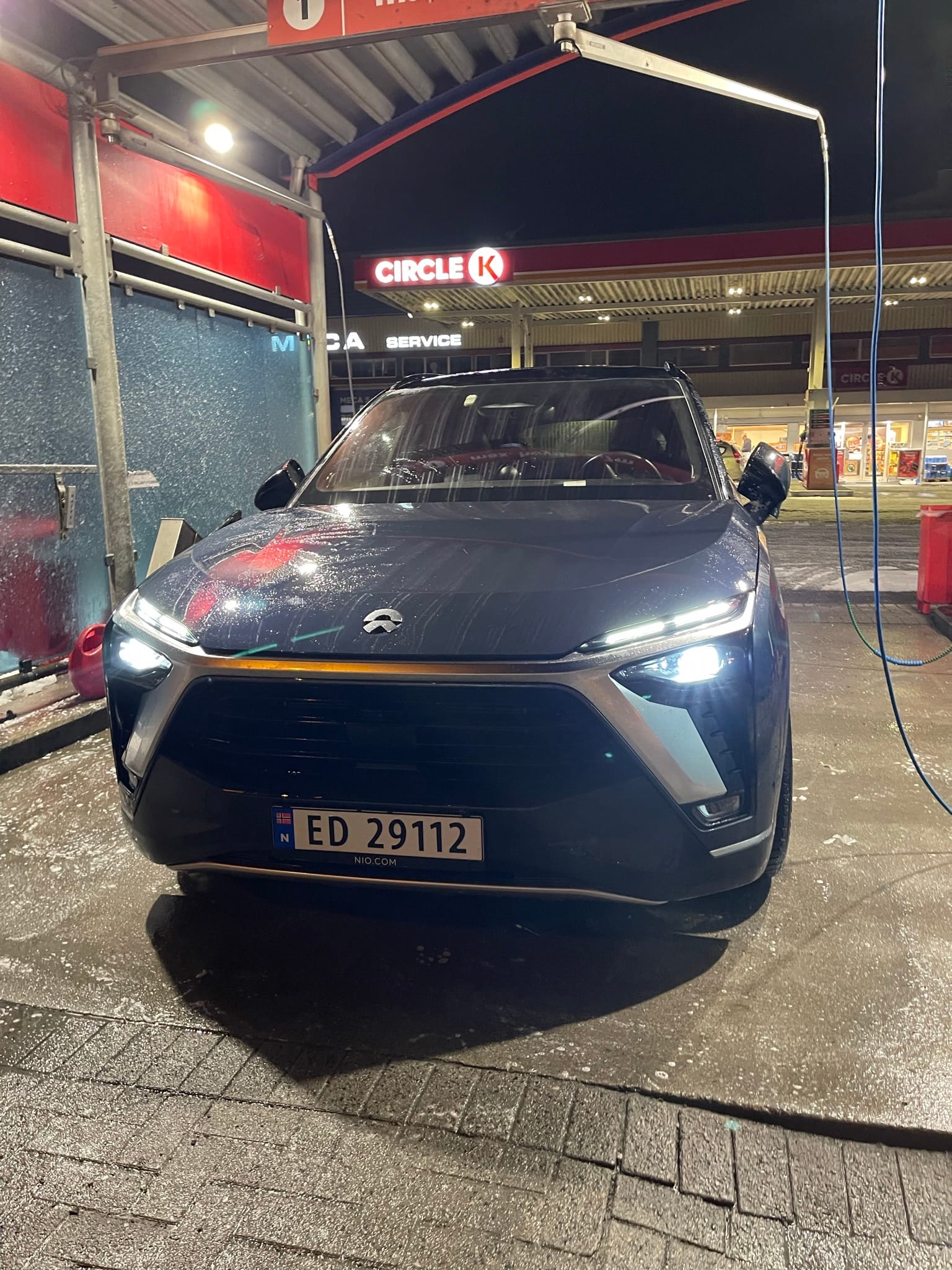 Nio ES8 med Dashcam