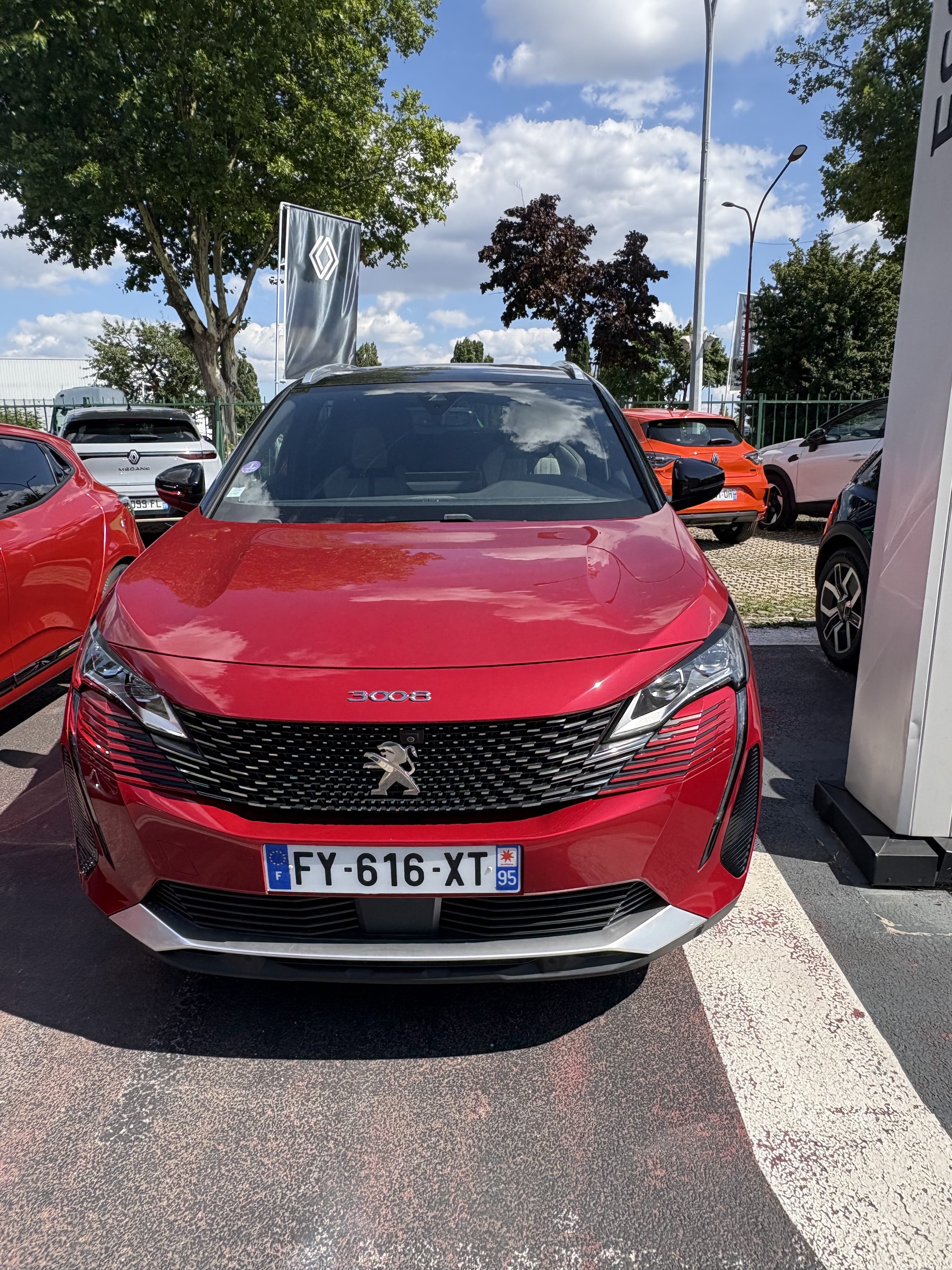 Peugeot 3008 avec Siège bébé