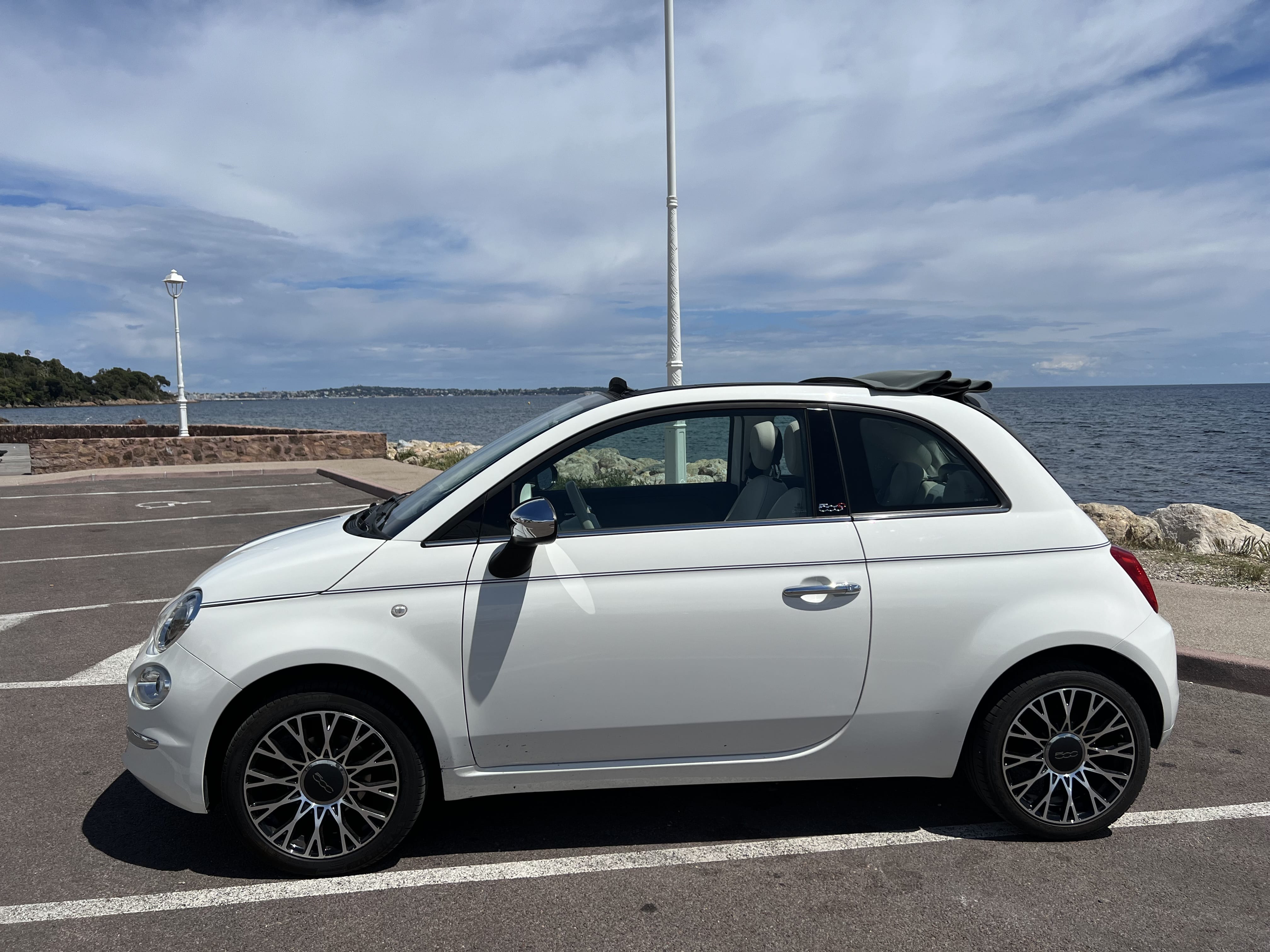 Fiat 500 C avec Climatisation