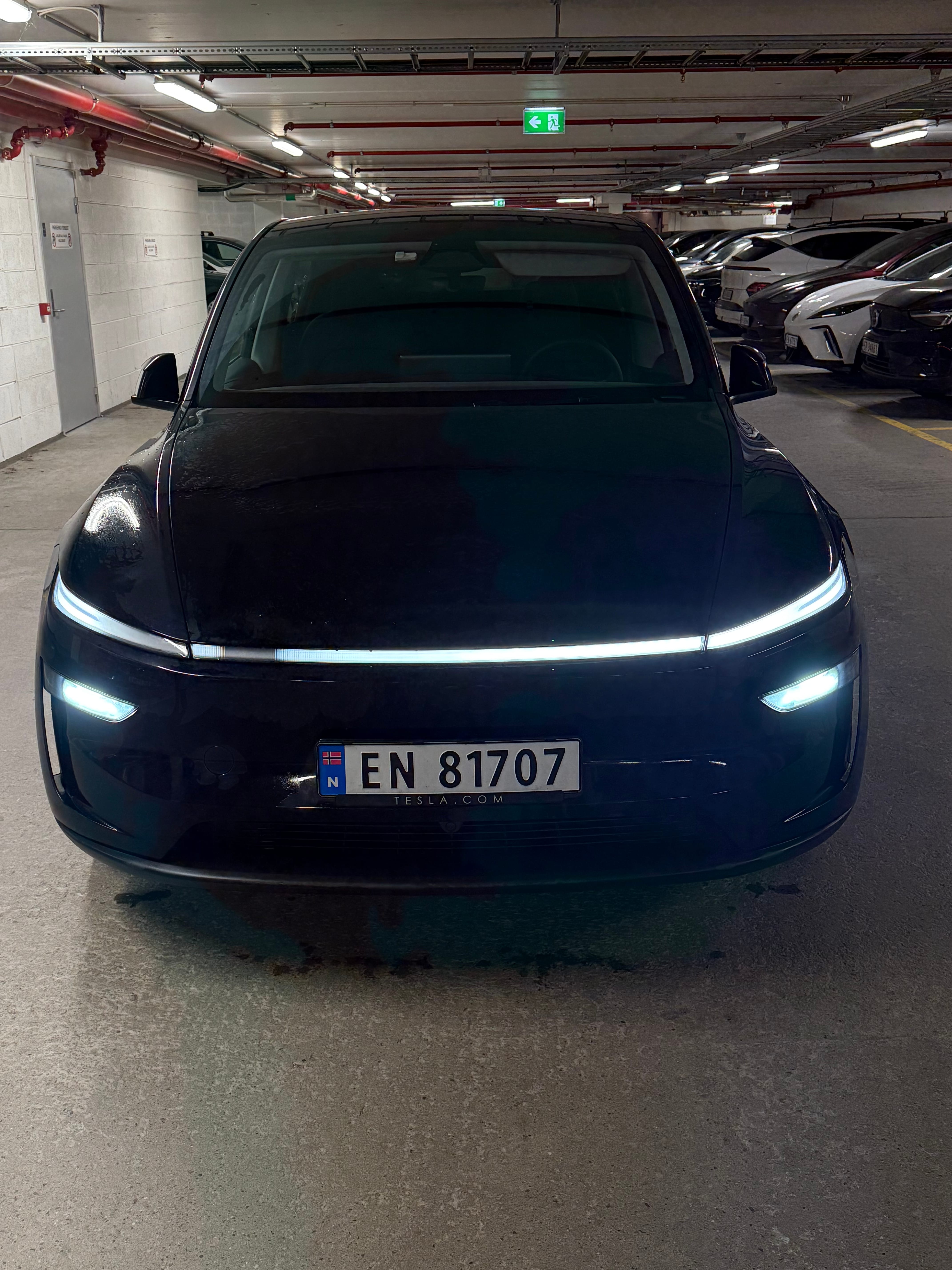 Tesla Model Y Long Range mit Navigationsgerät