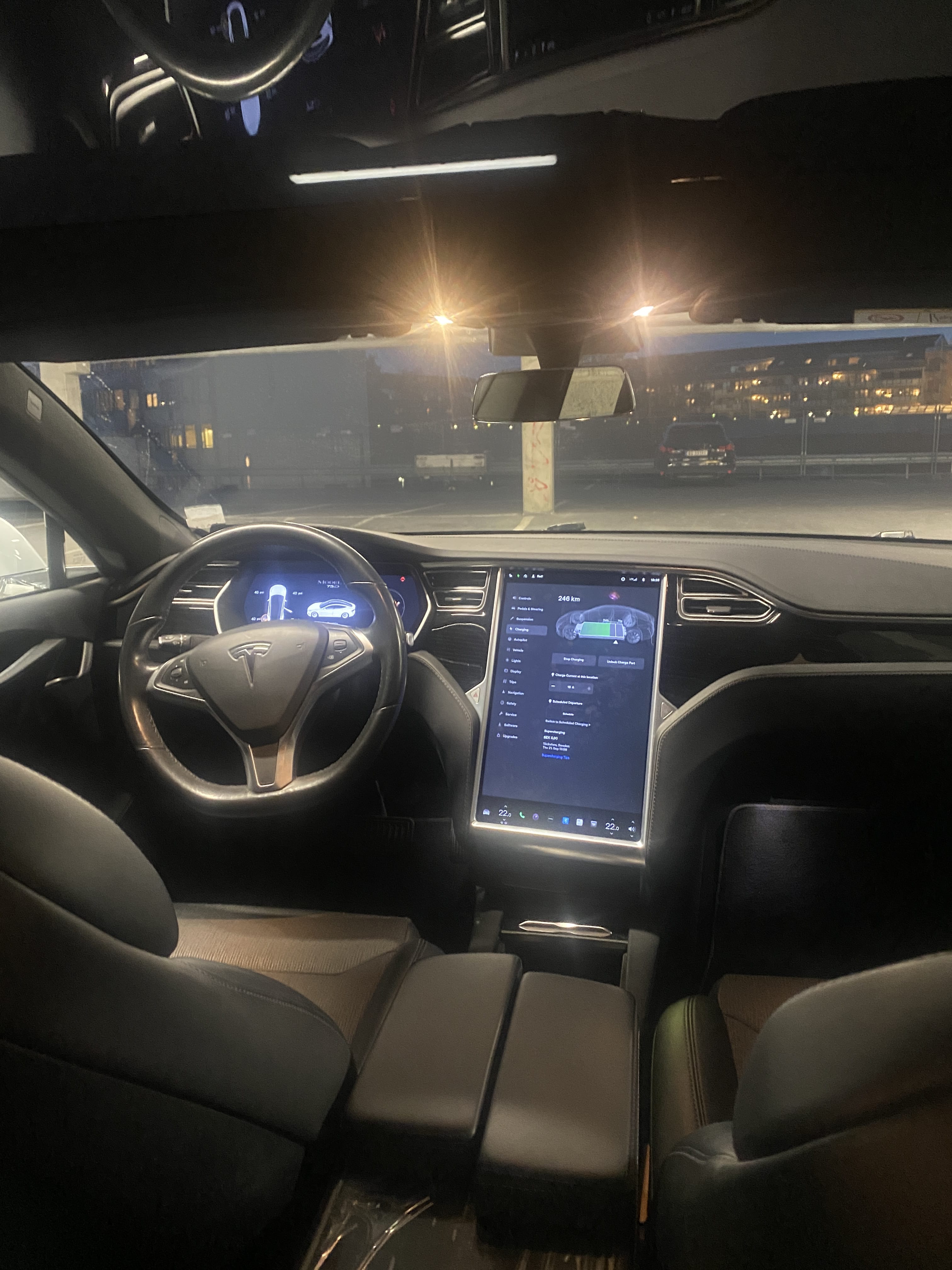 Tesla Model S 75 D 4WD med Cruisekontroll