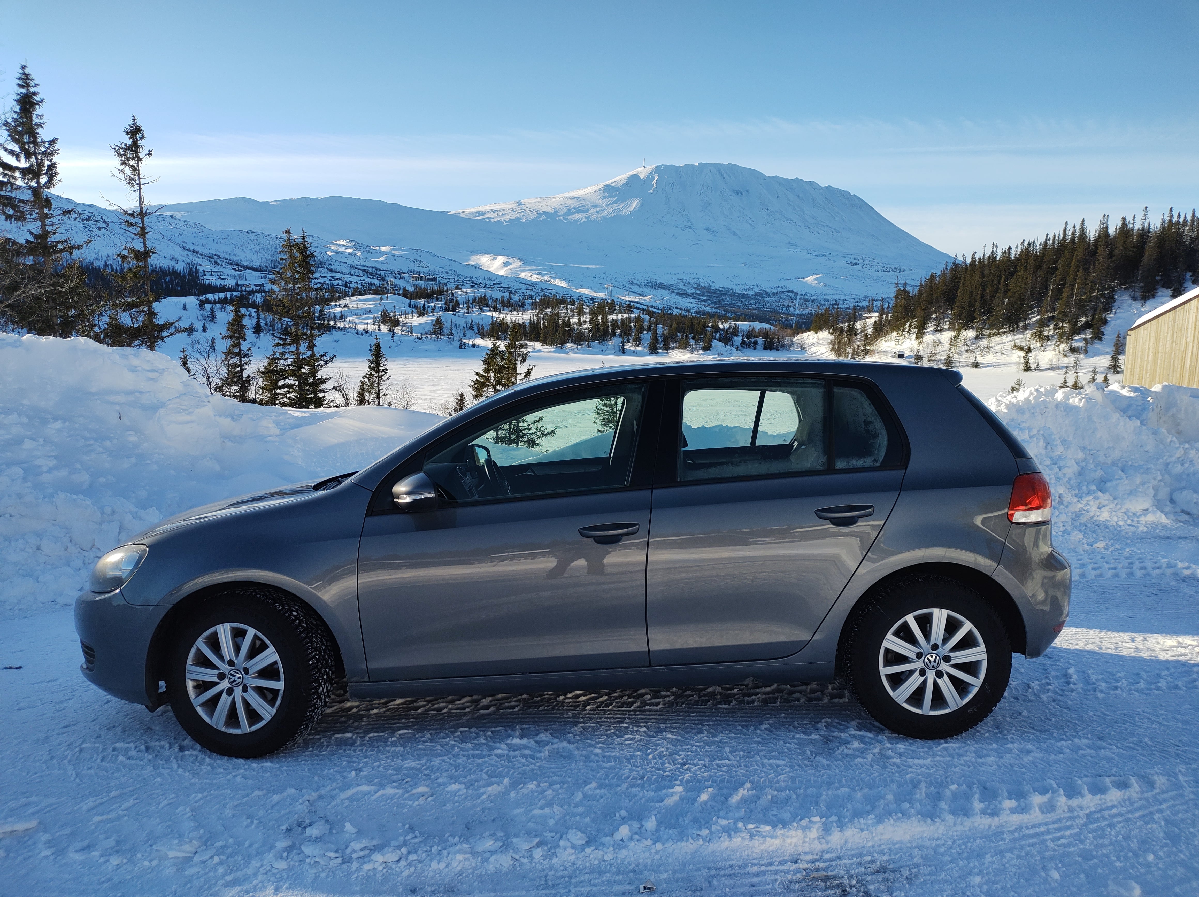 Volkswagen Golf med Vinterdekk
