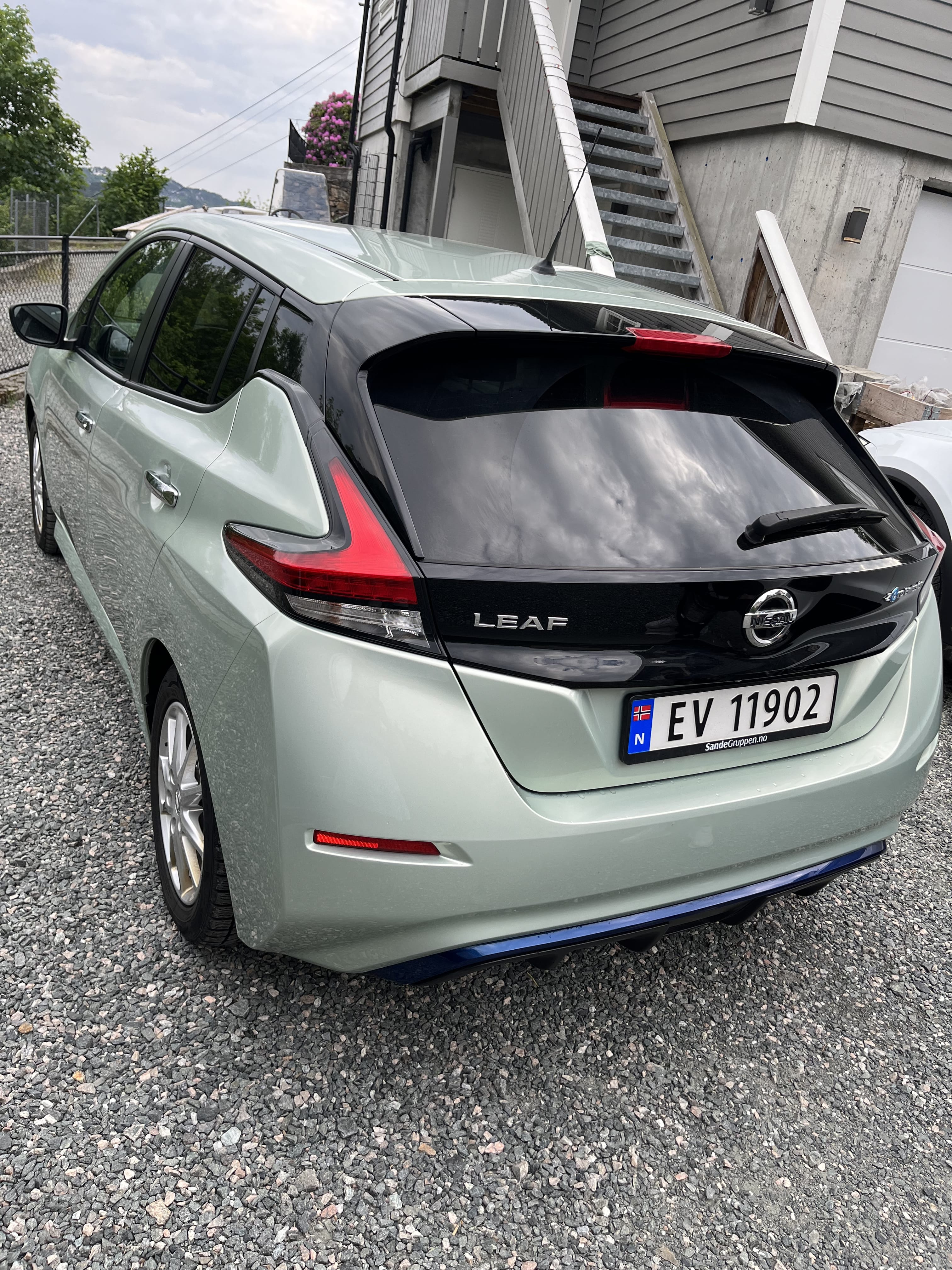 Nissan Leaf med GPS