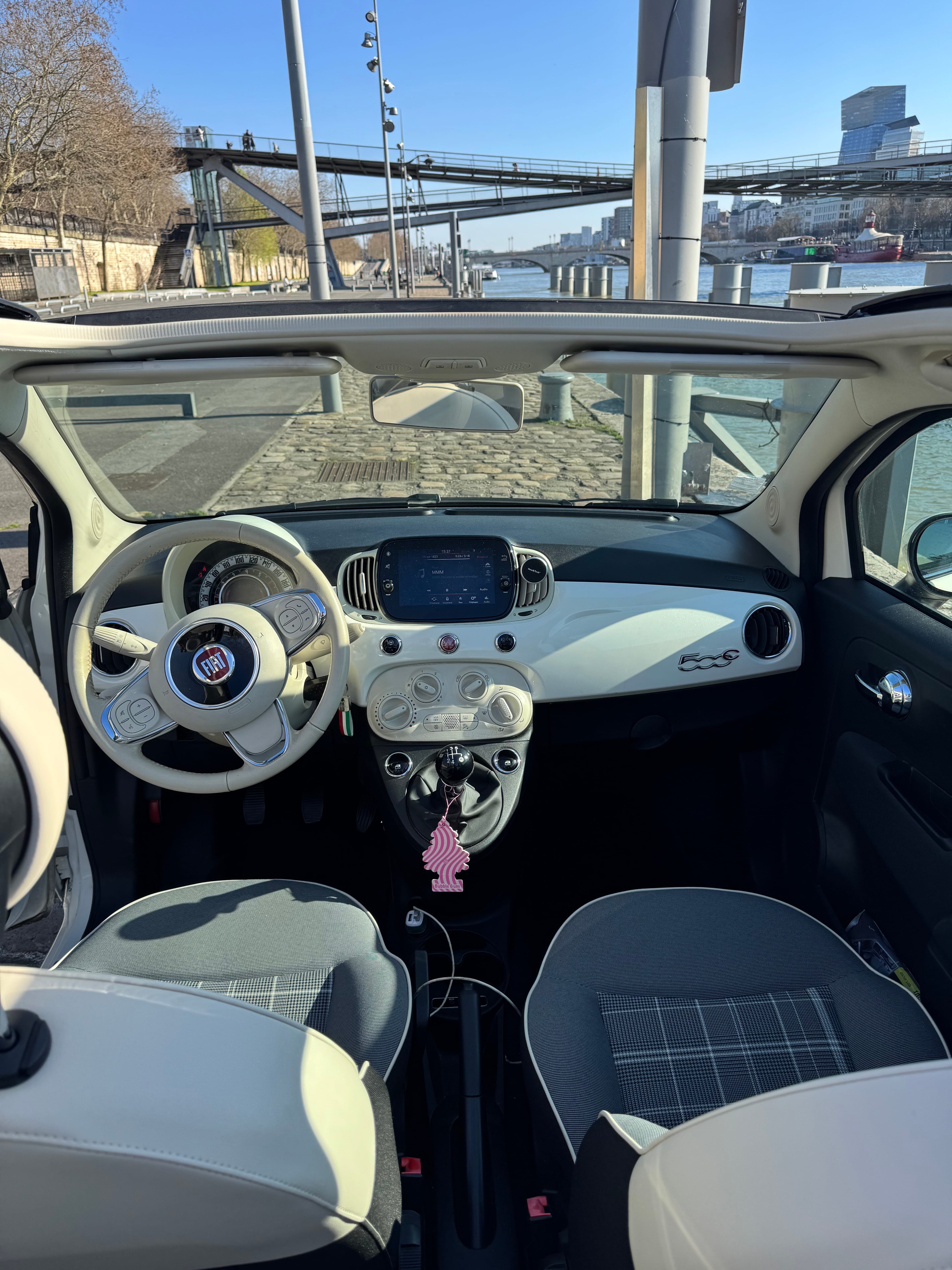 Fiat 500 C avec Régulateur de vitesse