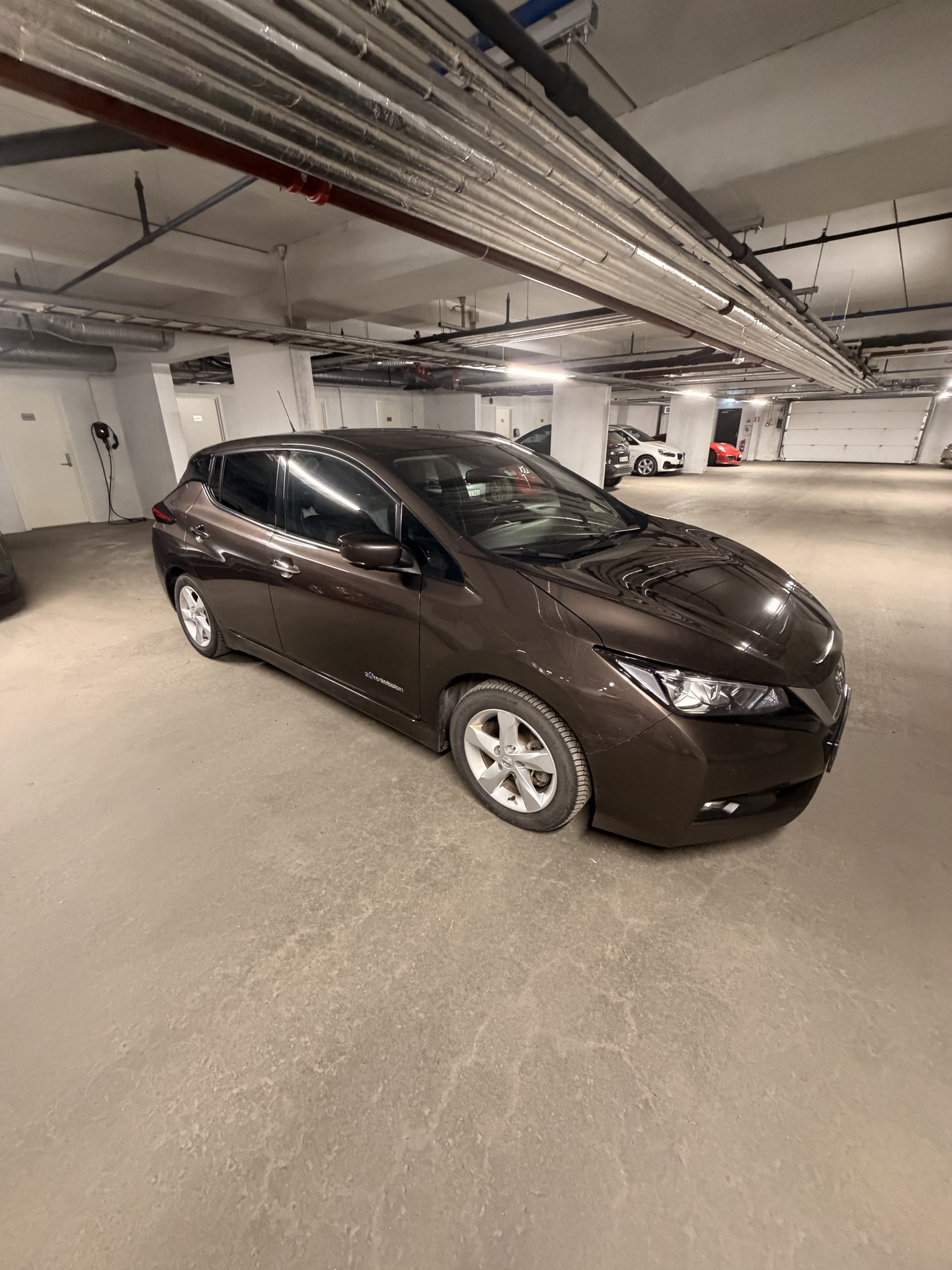 Nissan Leaf med GPS