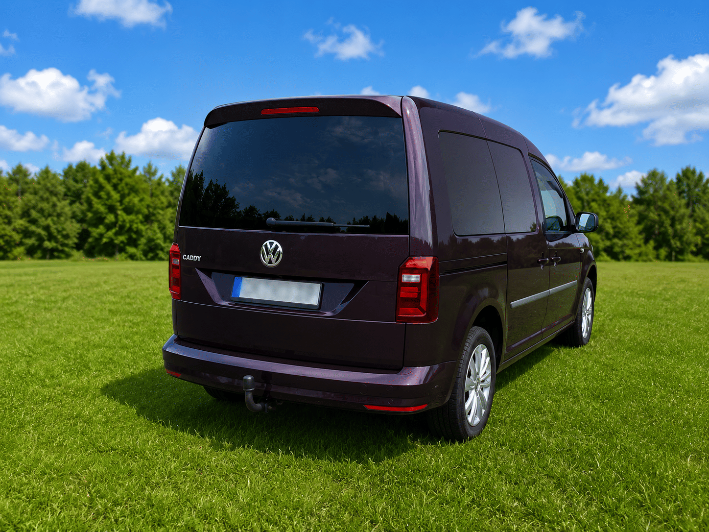 Volkswagen Caddy mit Rückfahrkamera