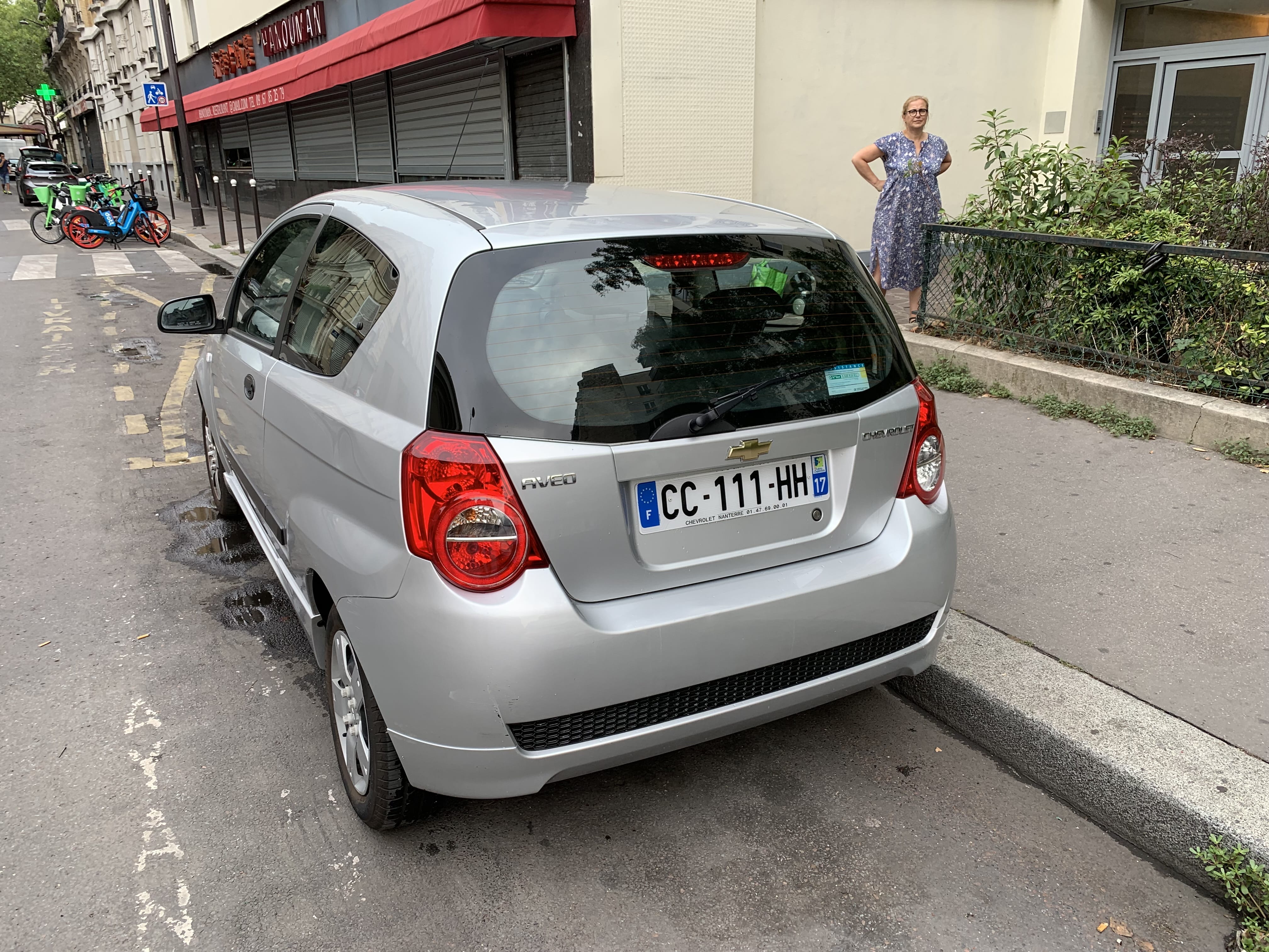 Chevrolet Aveo avec Pneus neige
