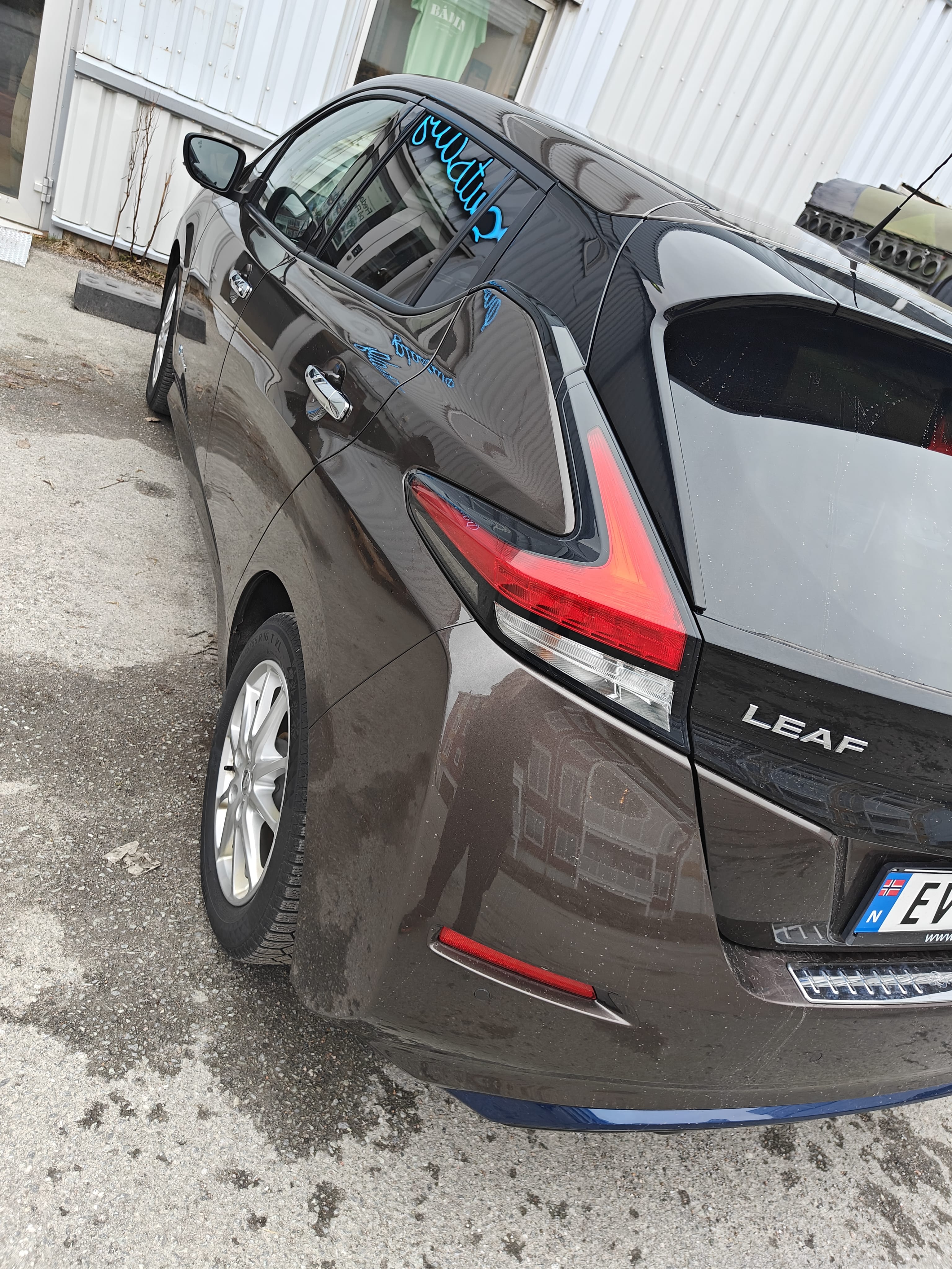 Nissan Leaf med GPS