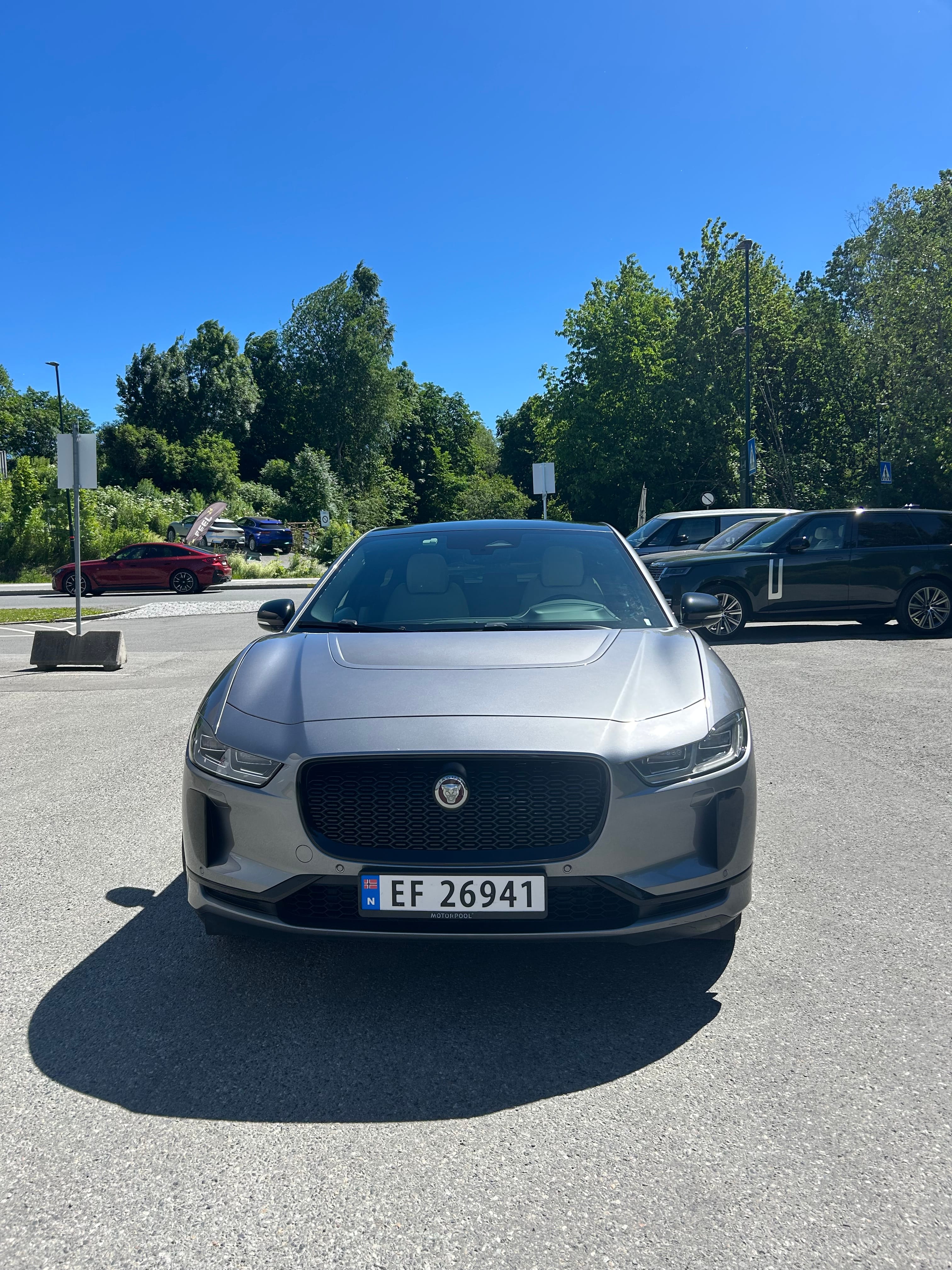 Jaguar I-pace med Ryggekamera