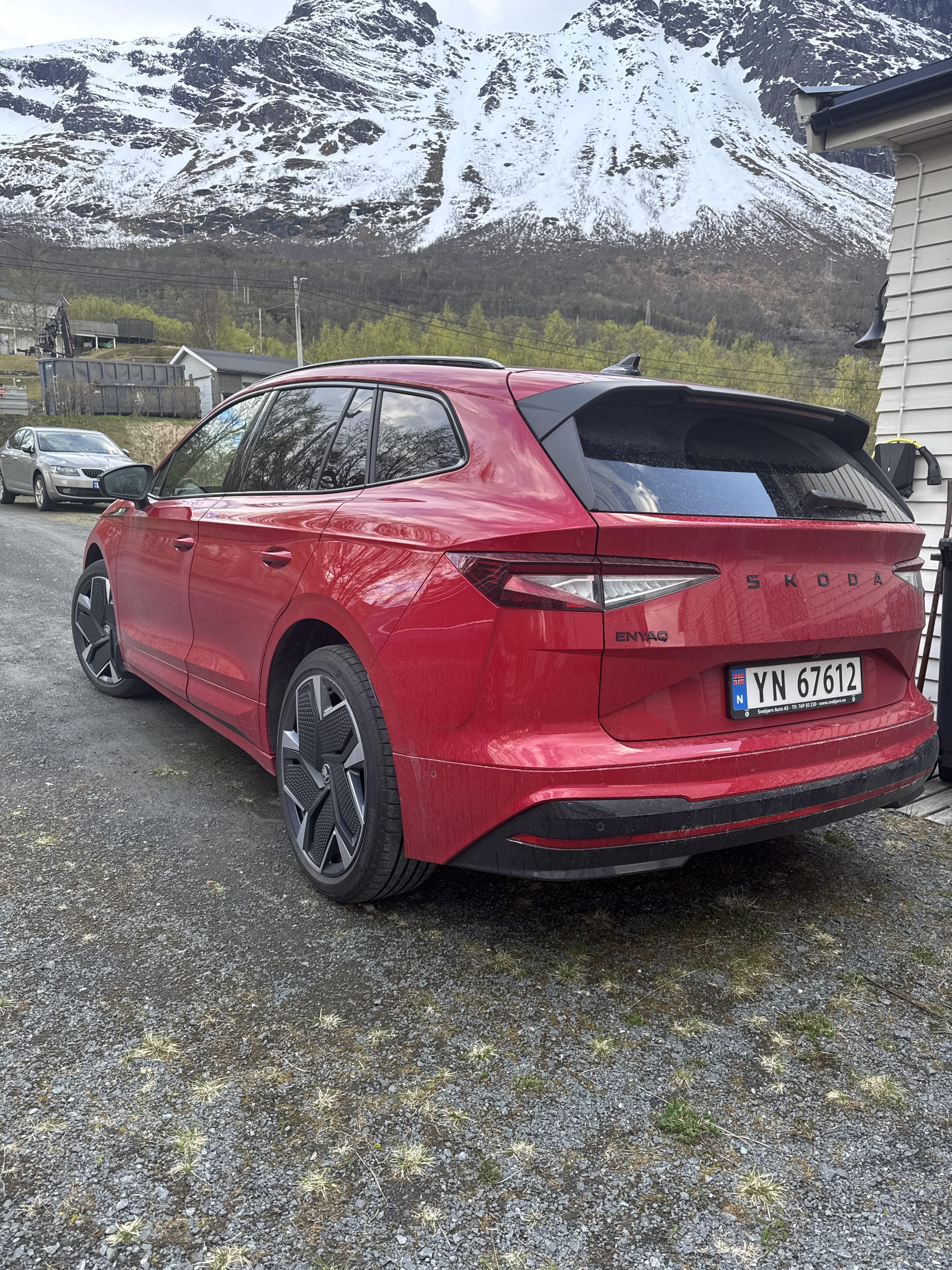 Skoda Enyaq RS with Backup camera