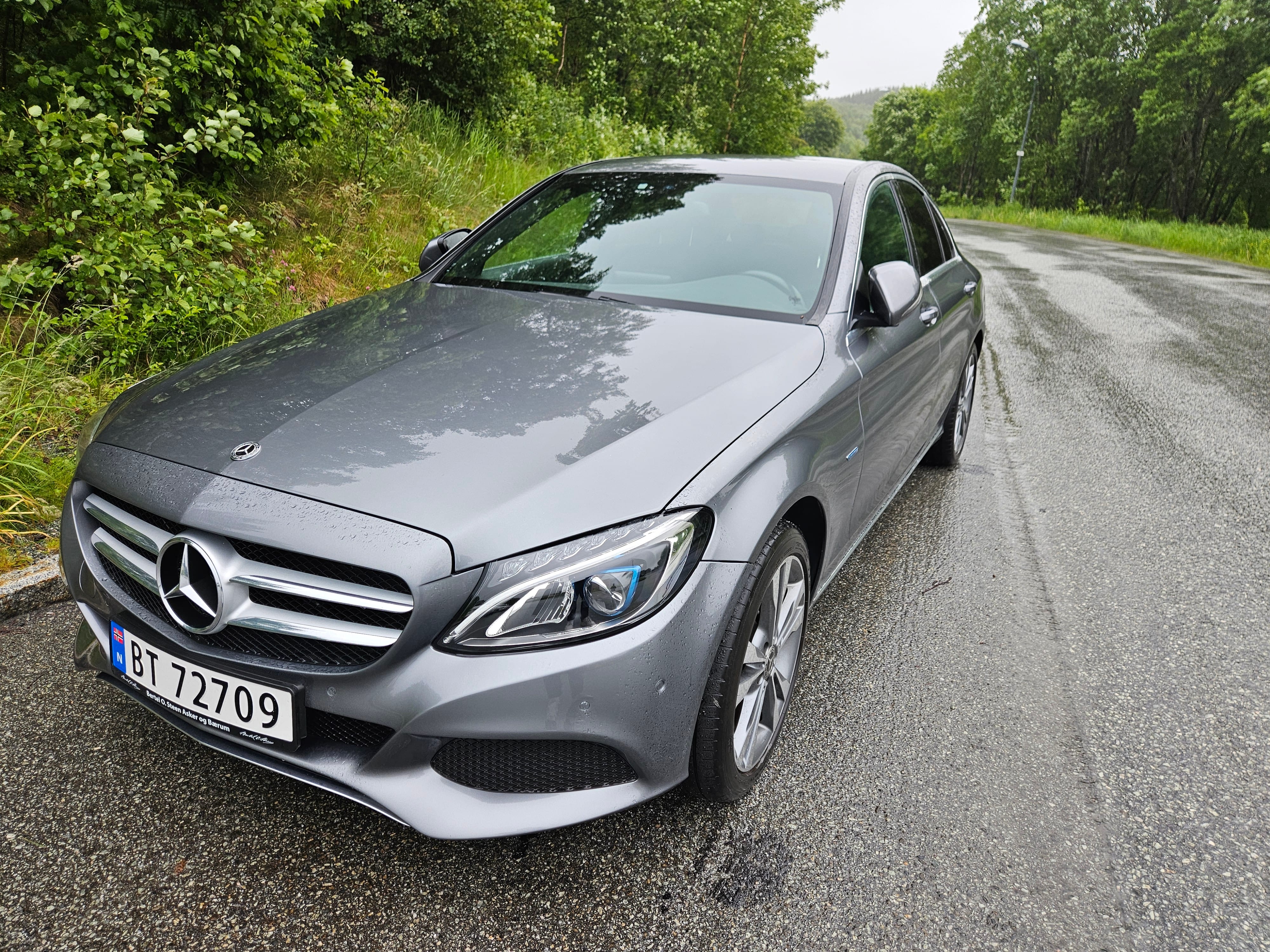 Mercedes-Benz C350e, 2017, Blyfri 95, automatisk