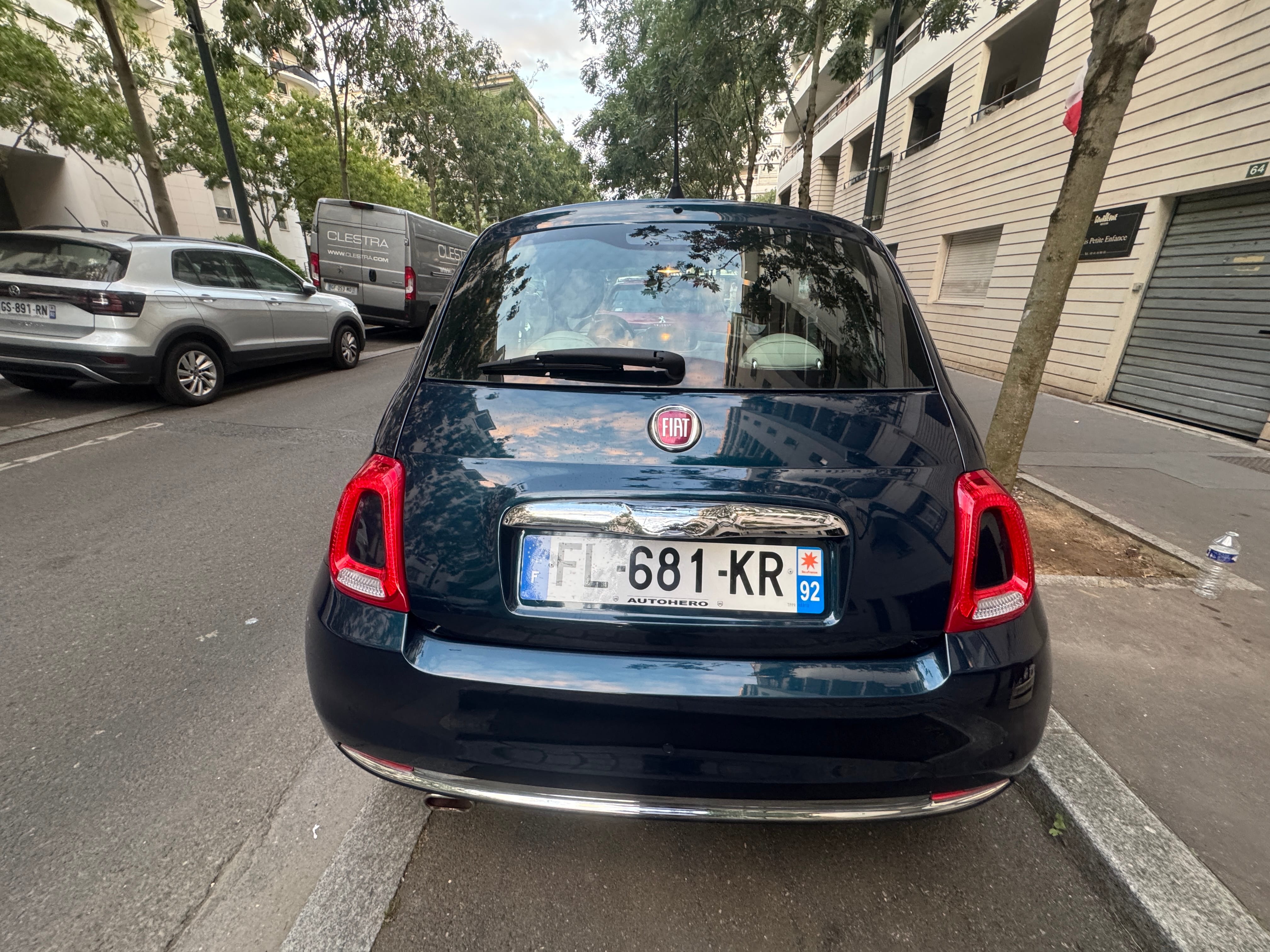 Fiat 500 avec GPS