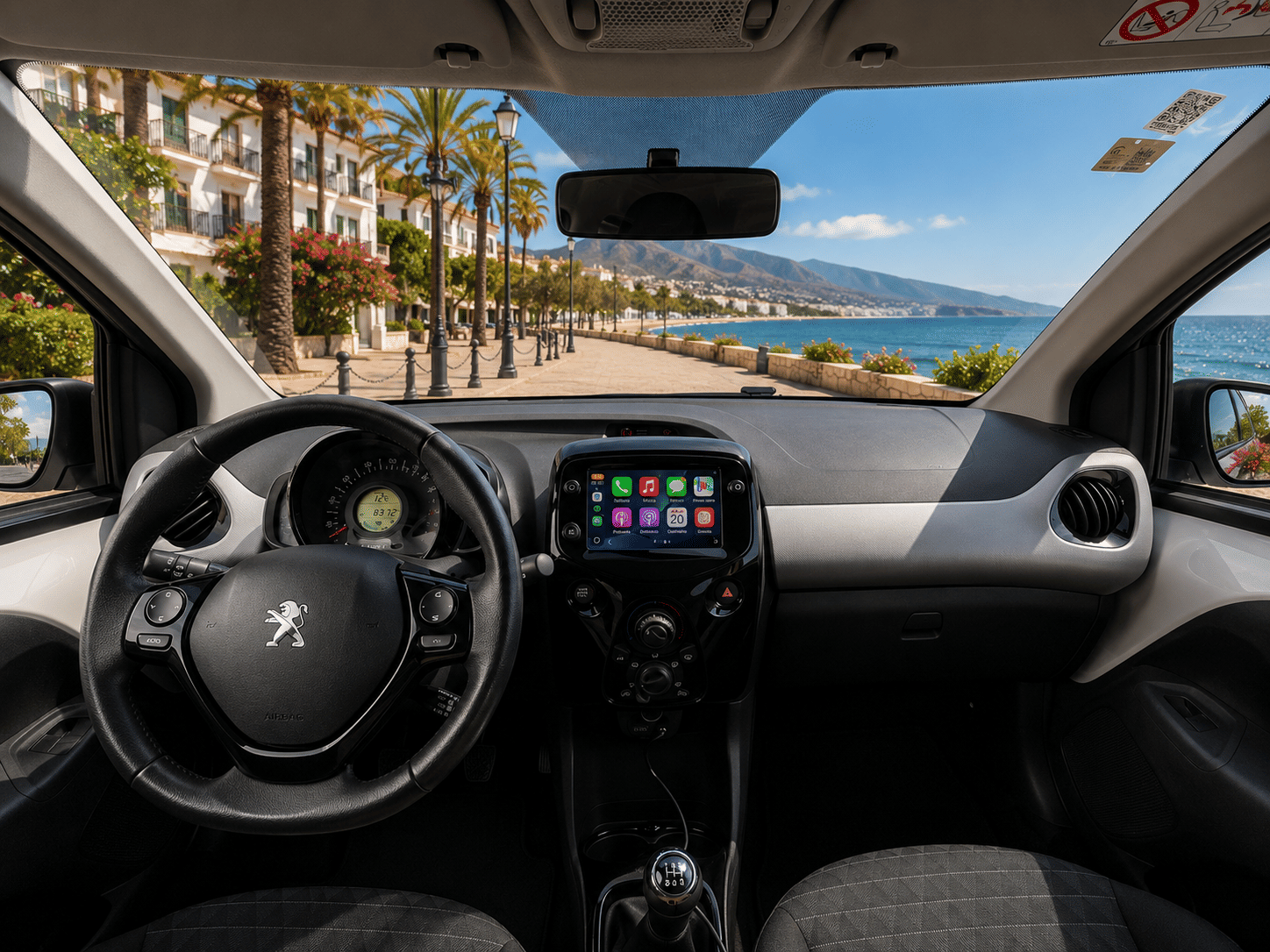 Peugeot 108 Cabriolet med Bluetooth audio