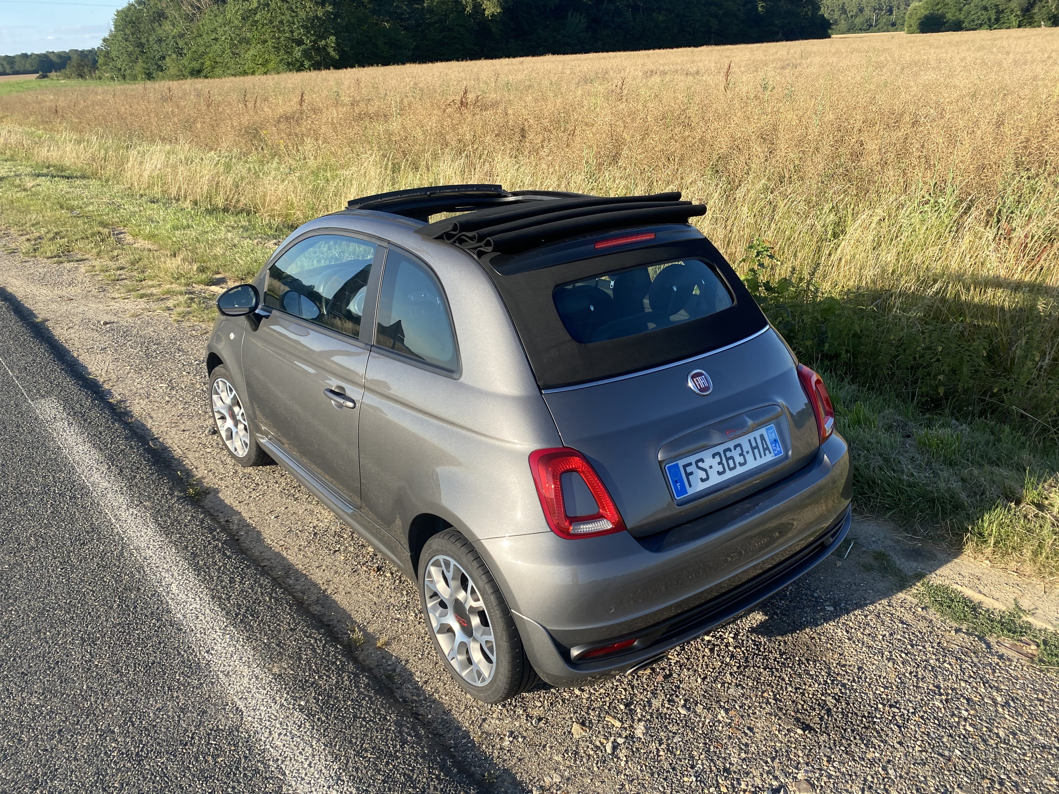 Fiat 500 C avec GPS