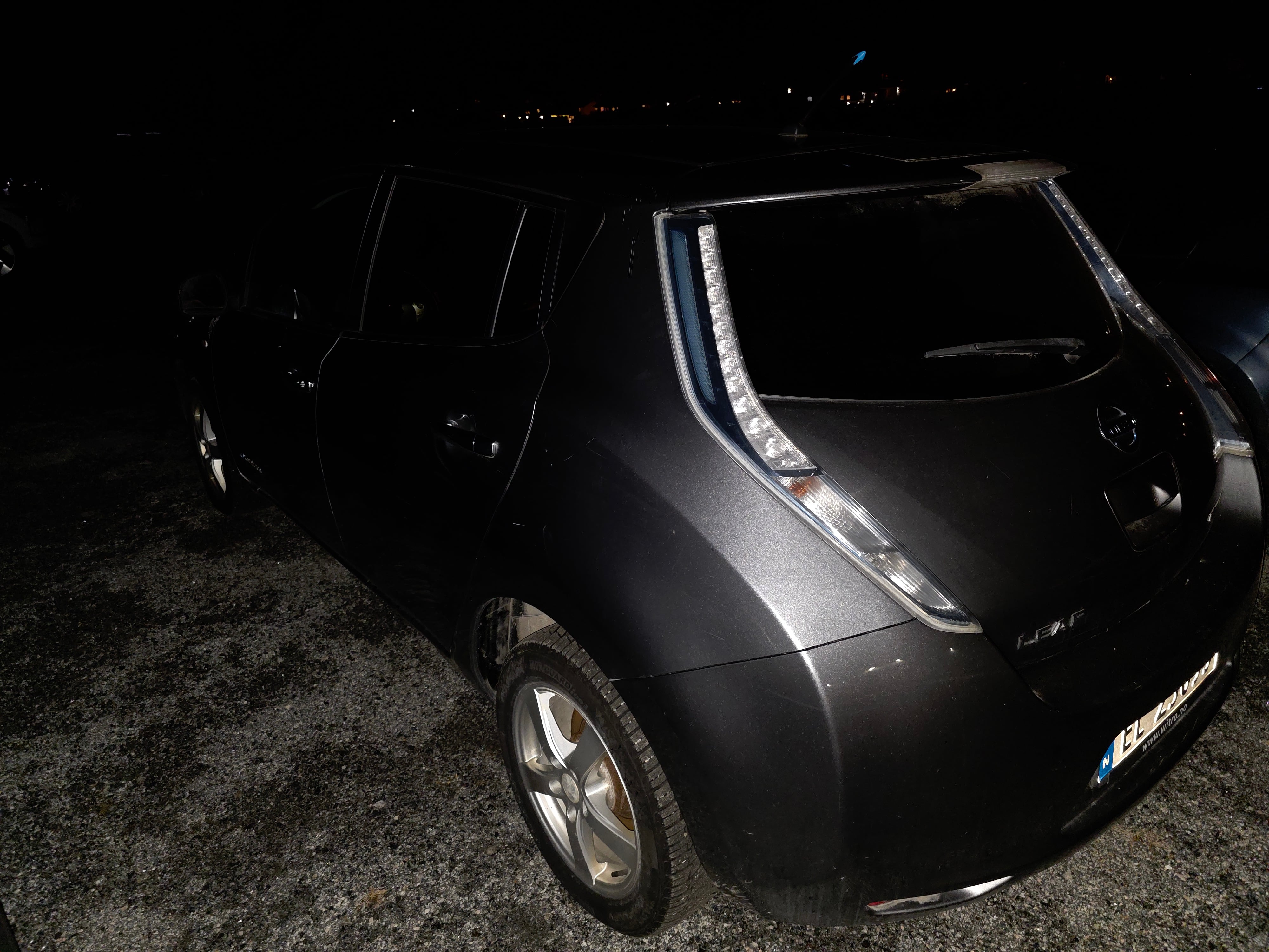 Nissan Leaf med Ryggekamera