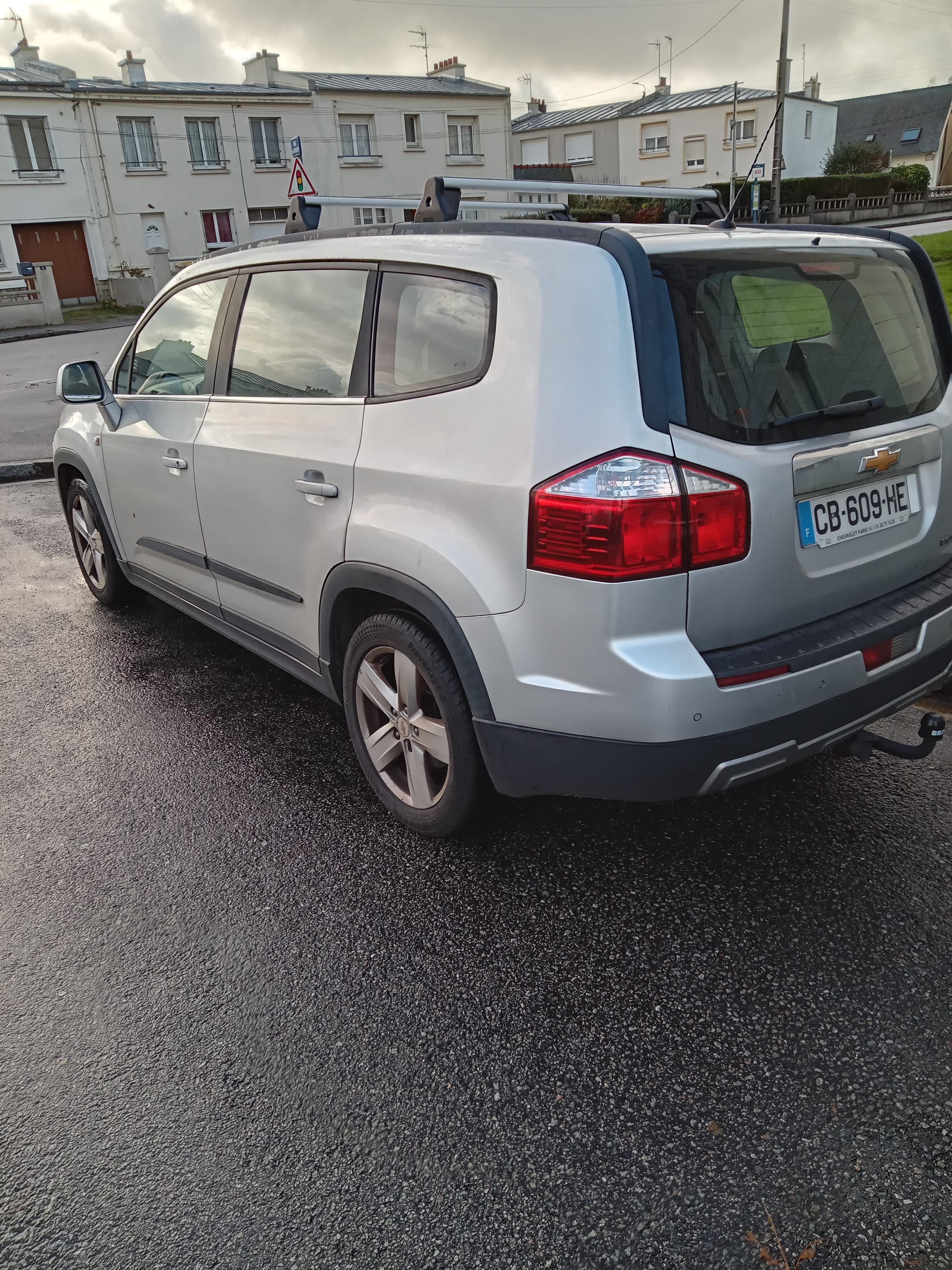 Chevrolet Orlando avec Attelage