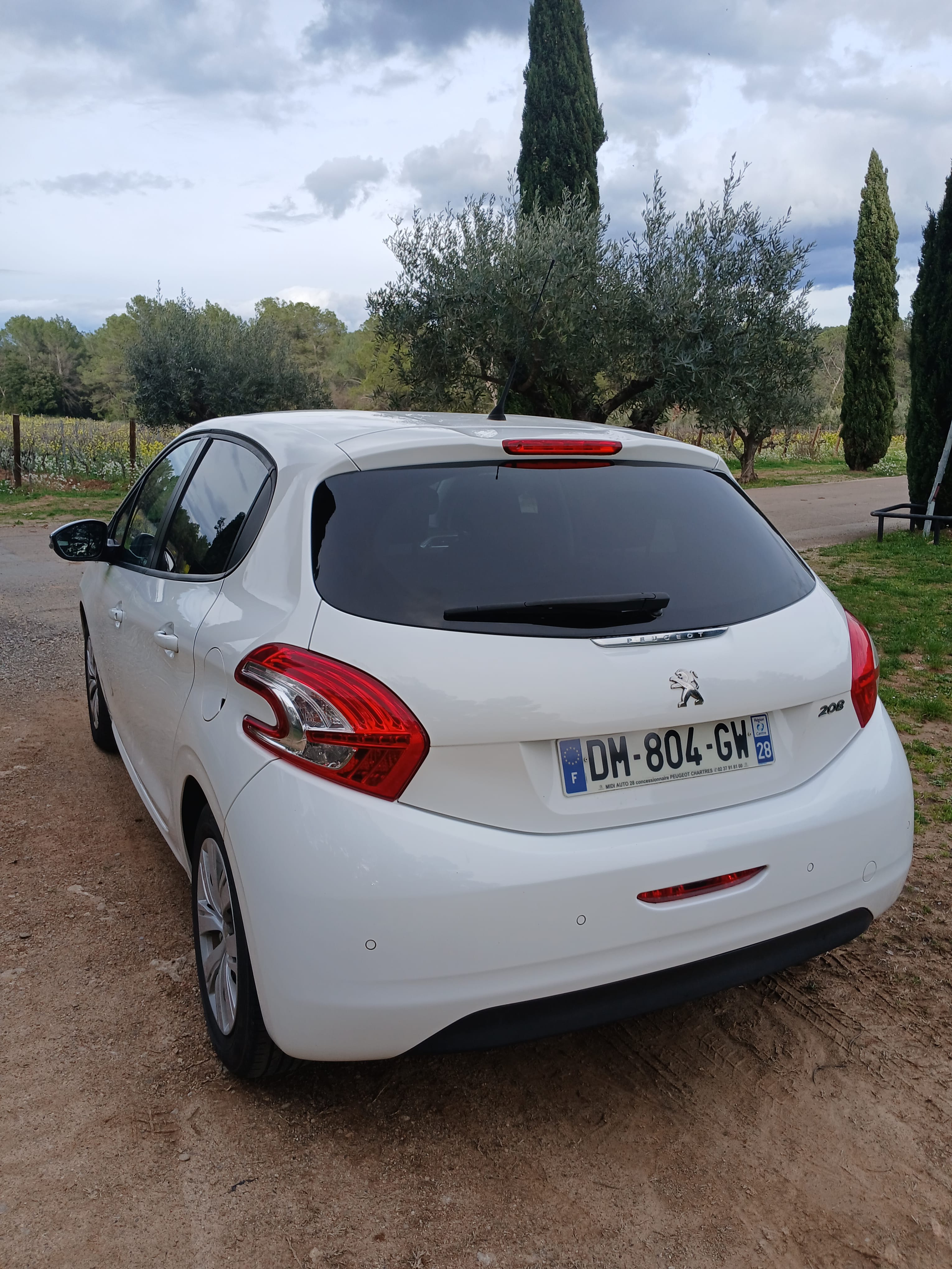 Peugeot 208 avec Siège bébé