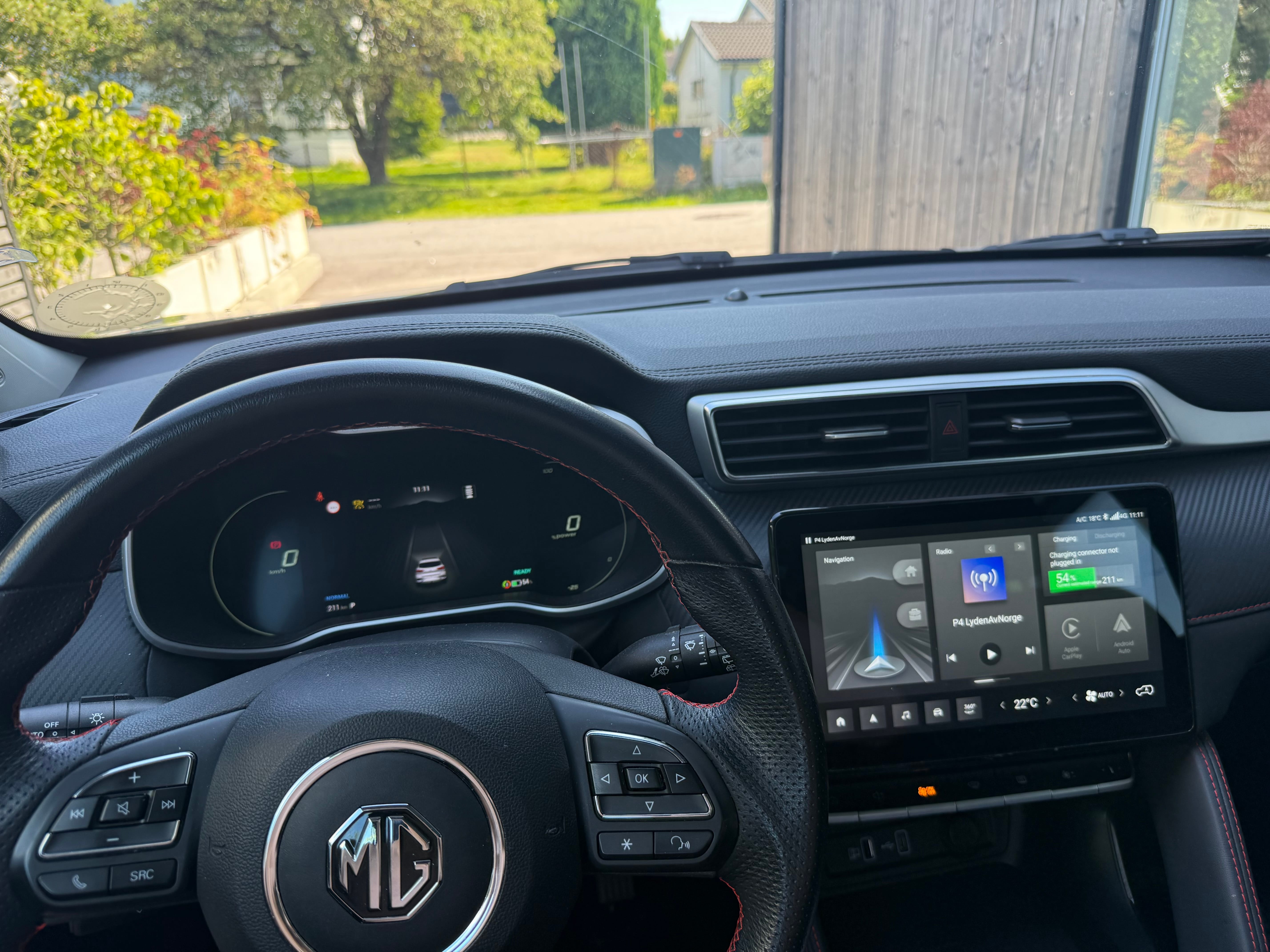 MG ZS EV med Cruisekontroll