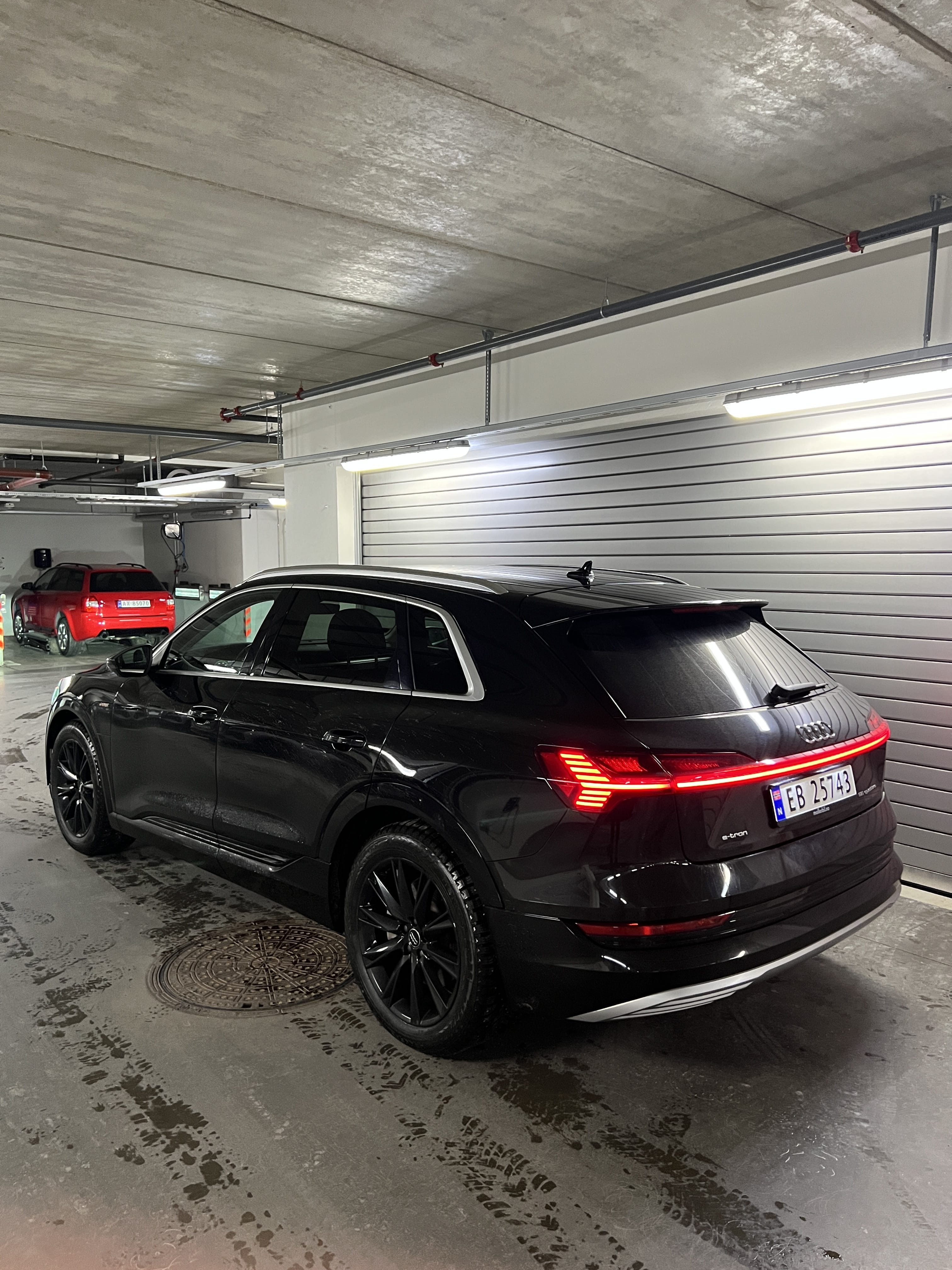 Audi e-tron 55 with GPS