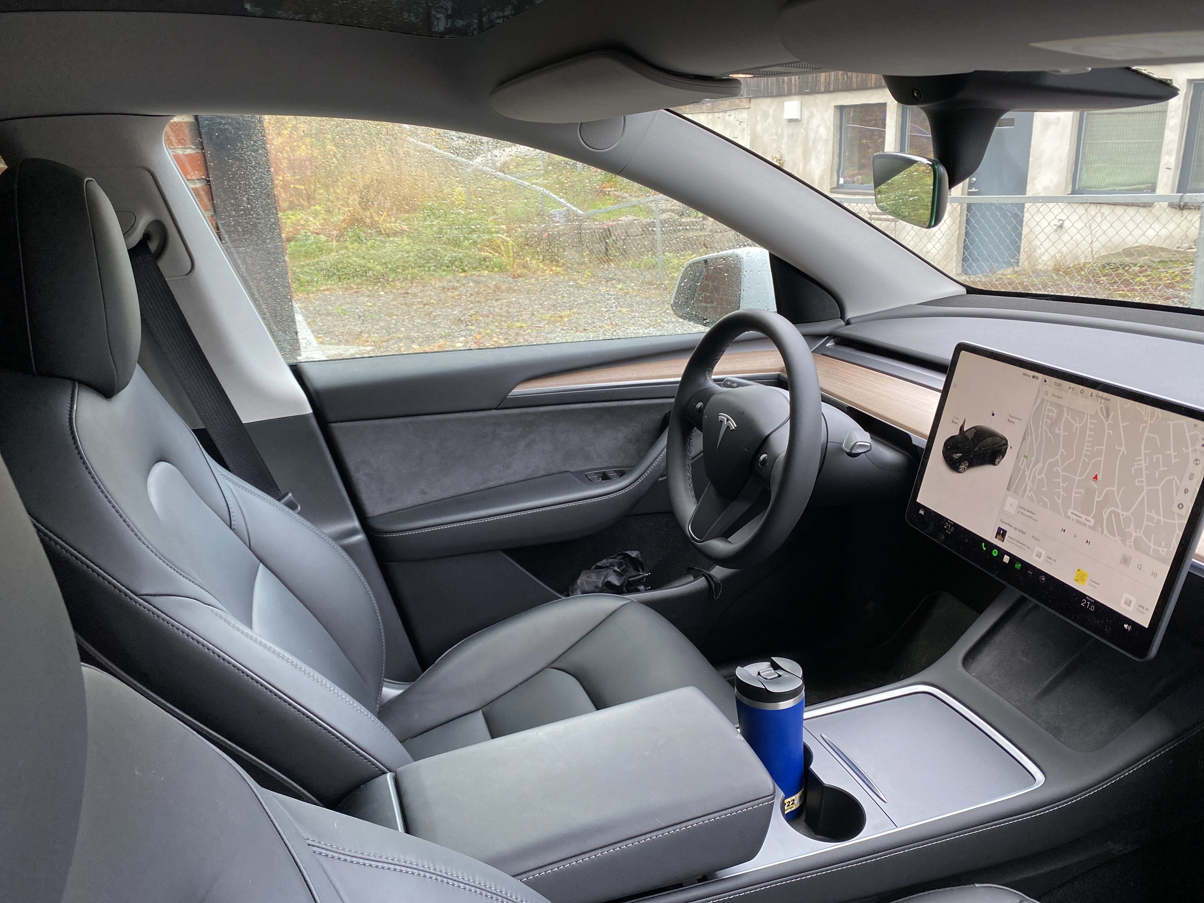 Tesla Model Y with Cruise control