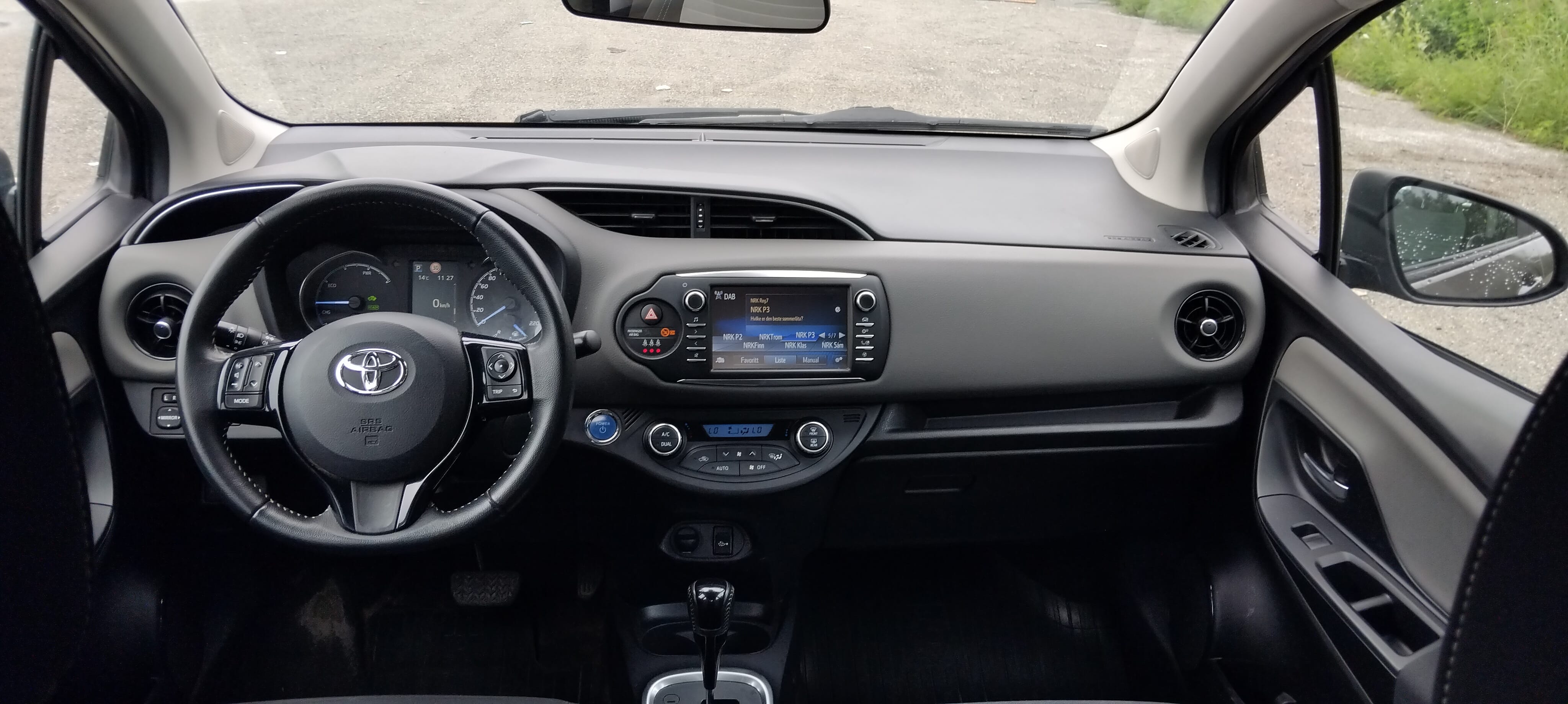 Toyota Yaris Hybrid with Snow tires