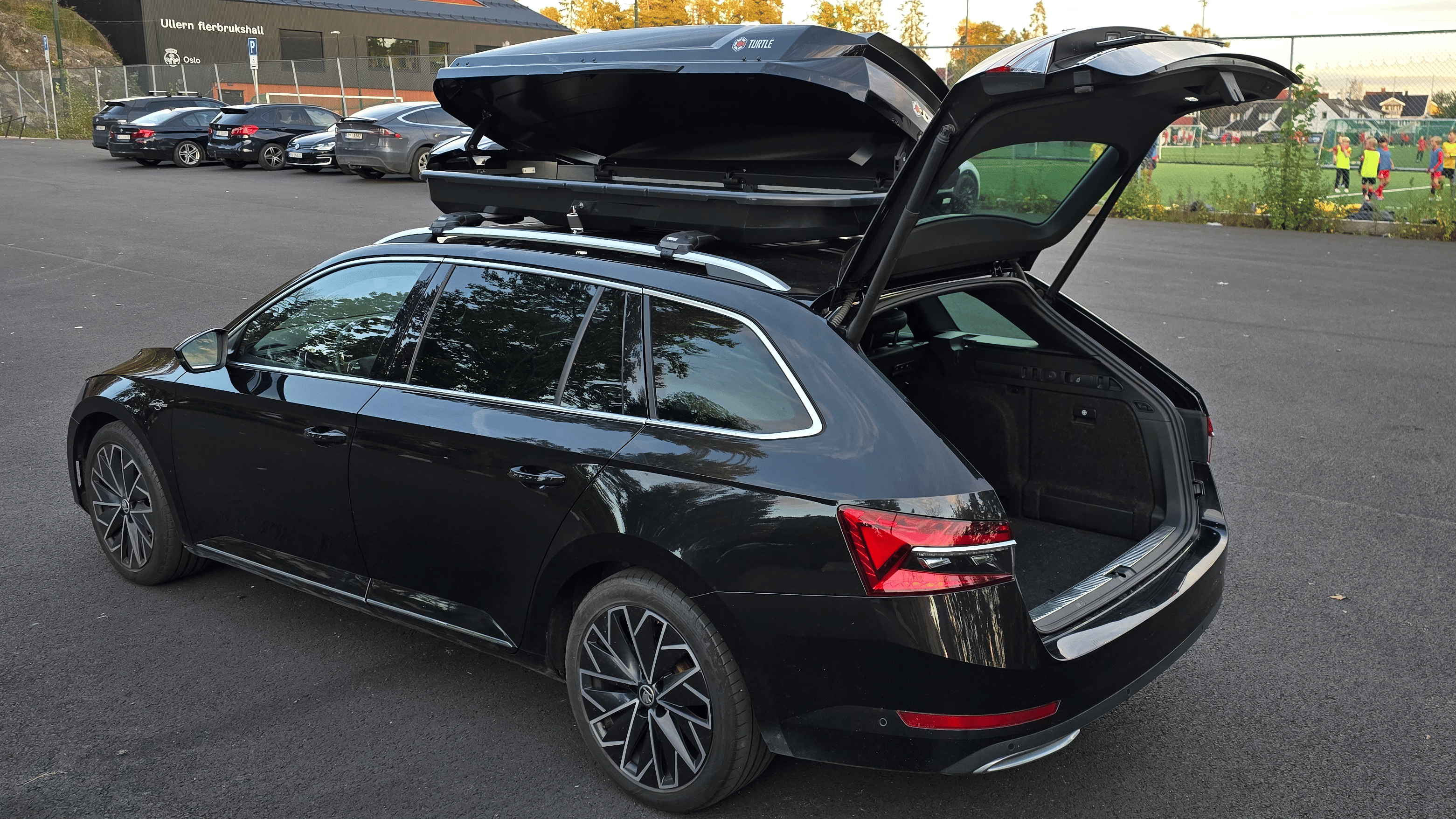 Skoda Superb med Apple CarPlay