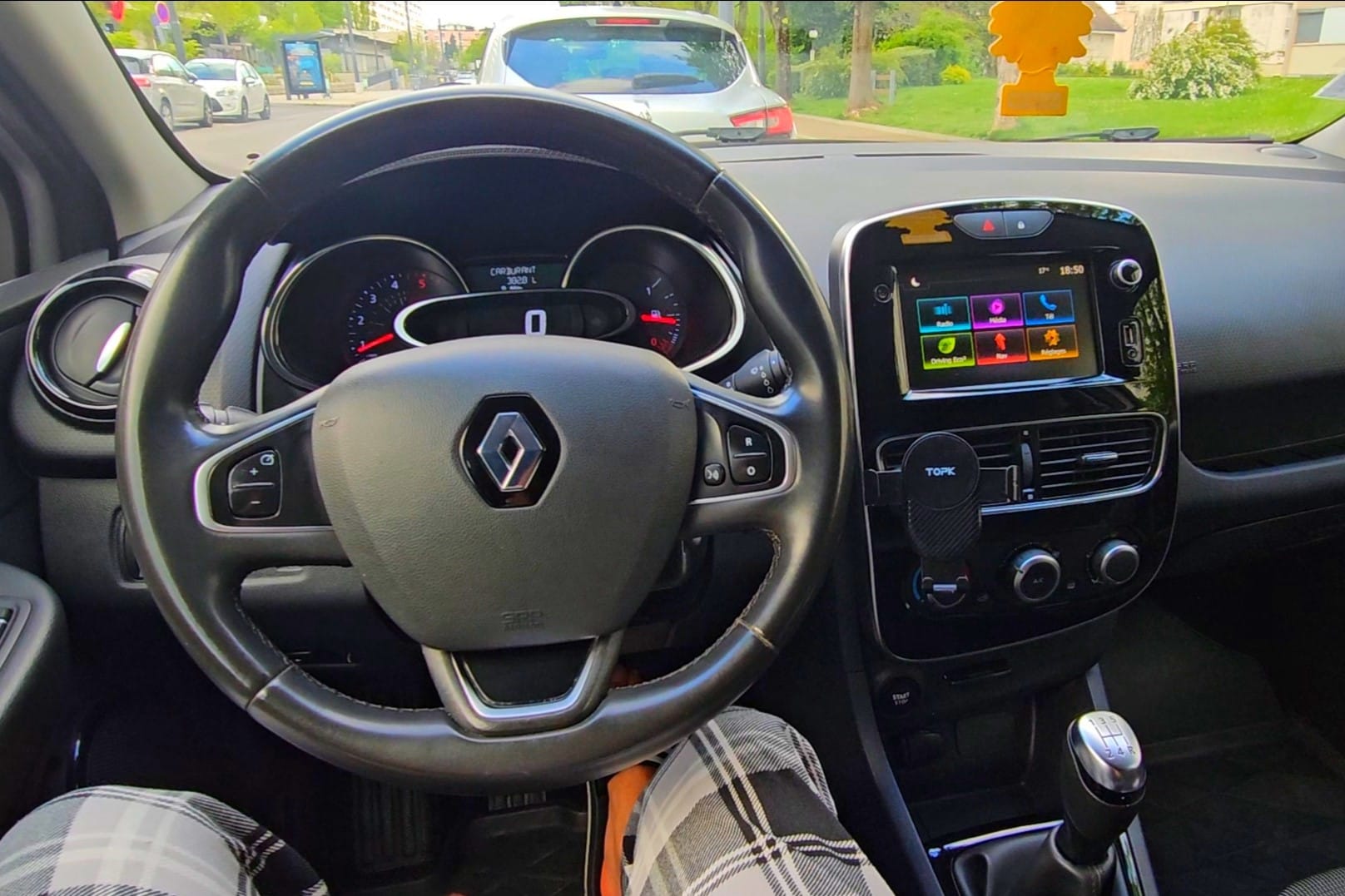 Renault Clio avec Dashcam