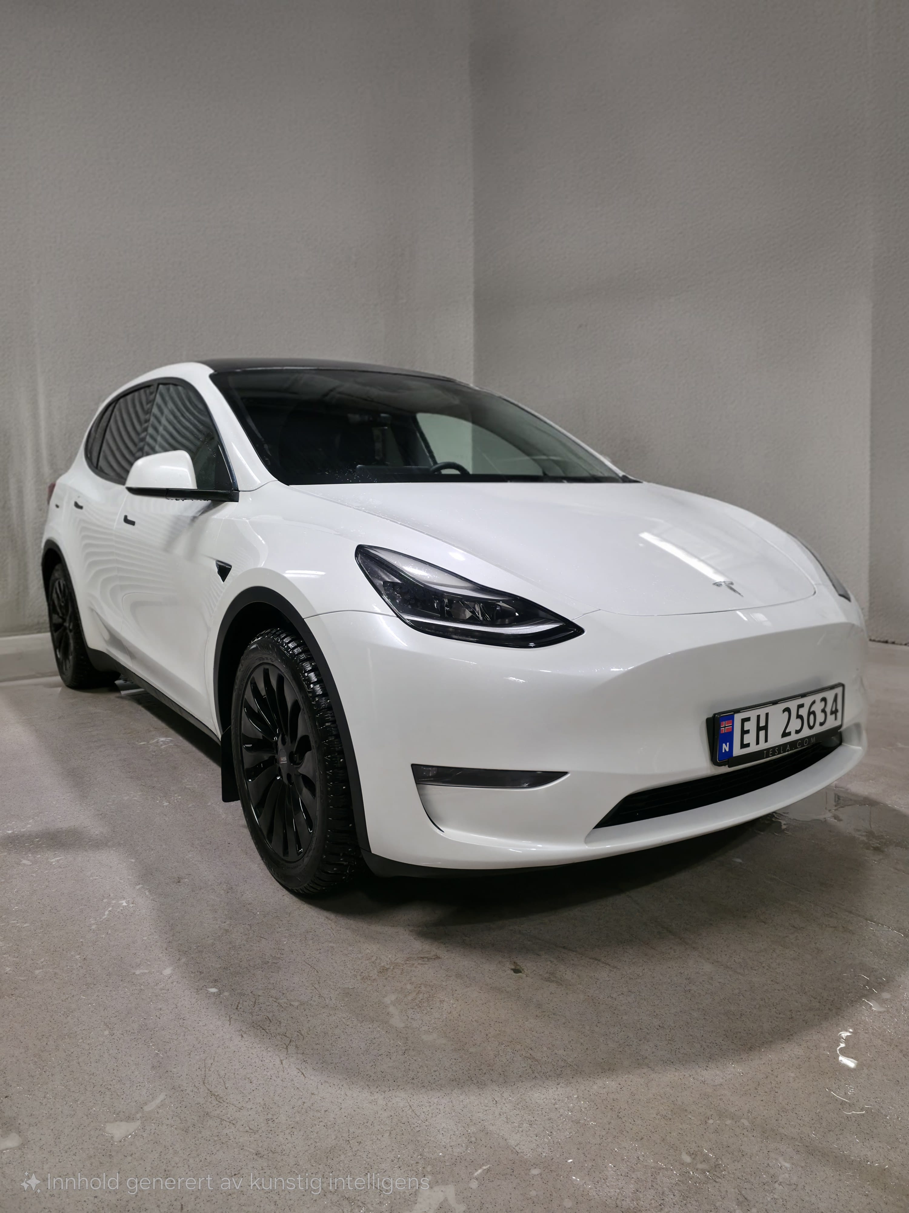 Tesla Model Y Long Range 4x4, Spotify og lang rekkevidde, 2023, Elektrisch, automatisch