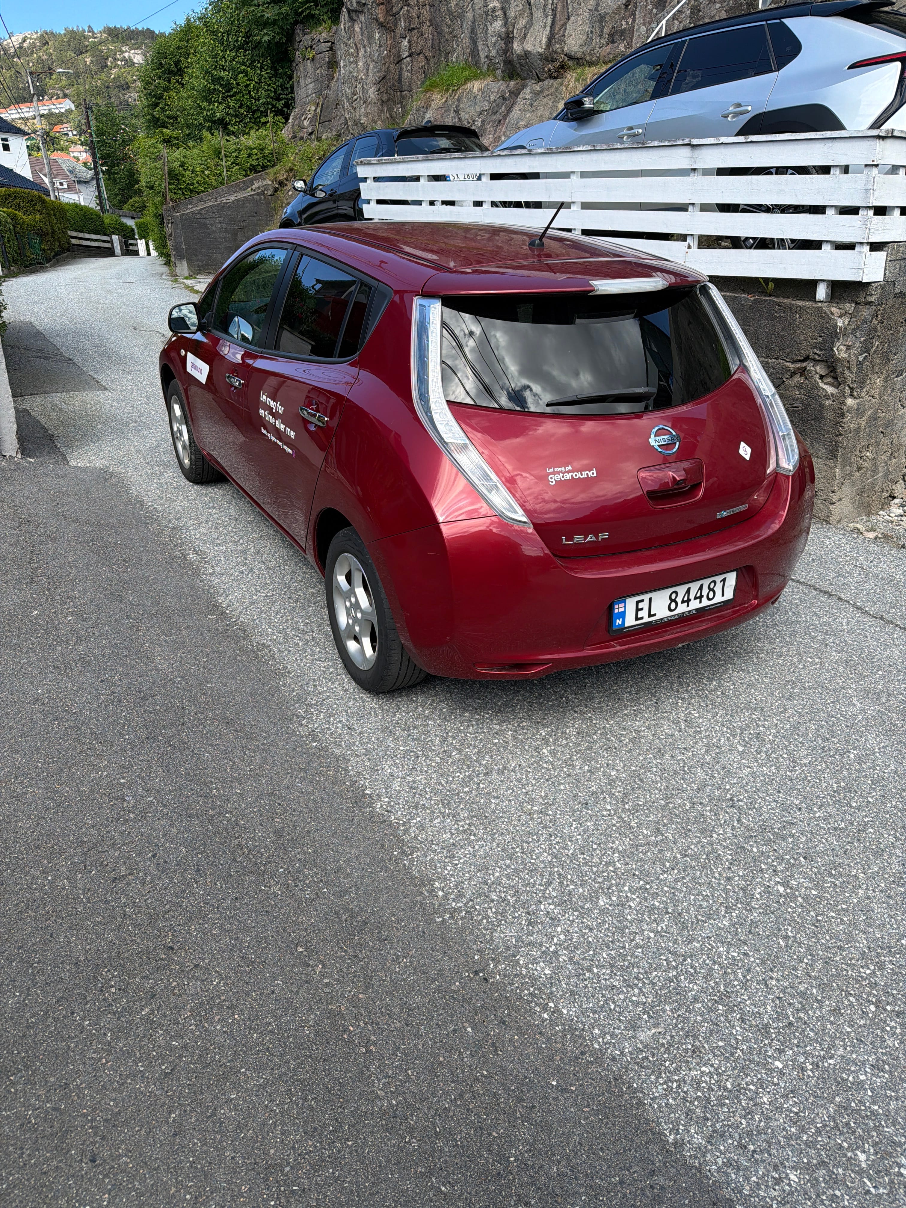 Nissan Leaf med Ryggekamera