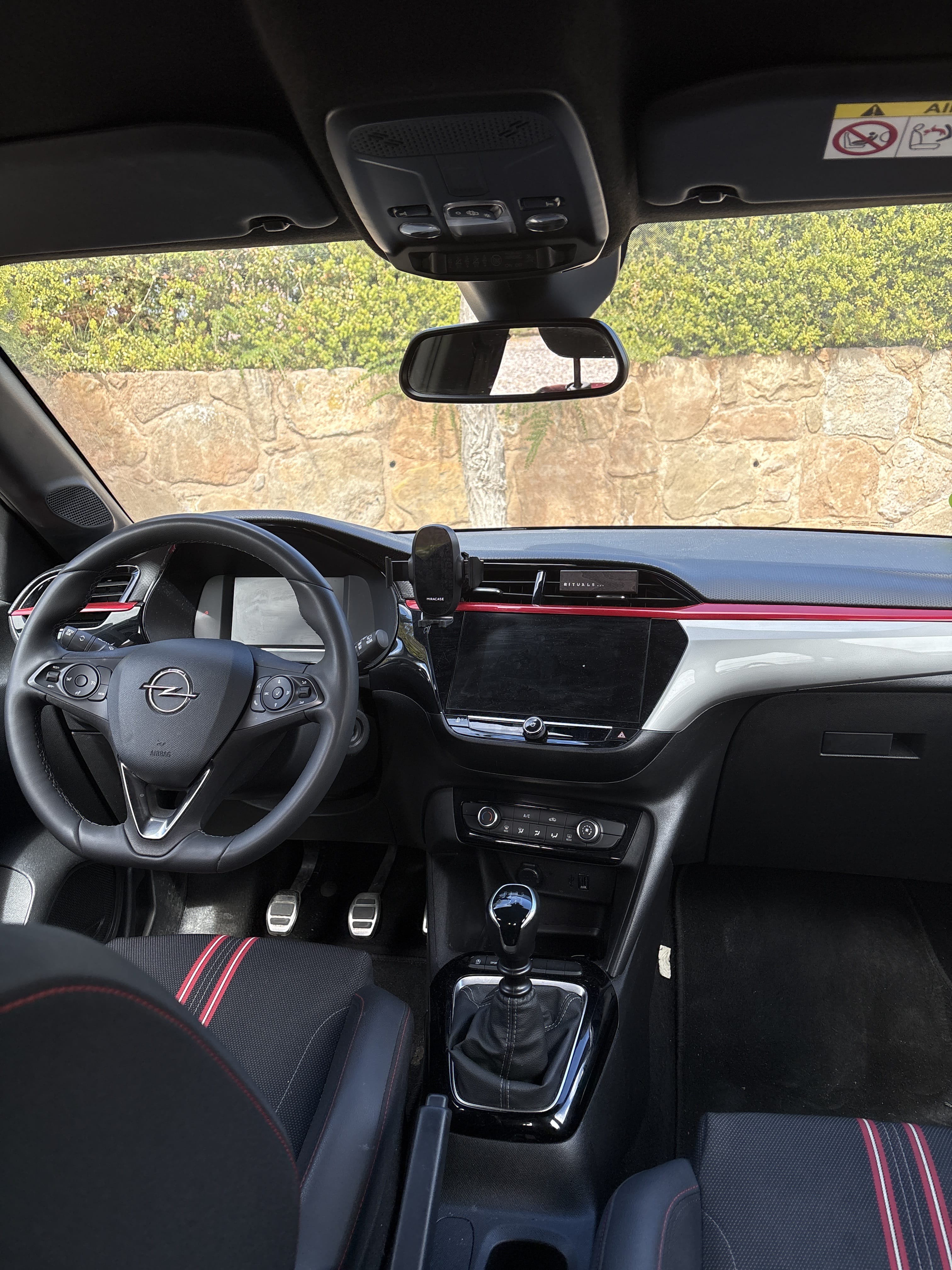 Opel Corsa con Silla infantil