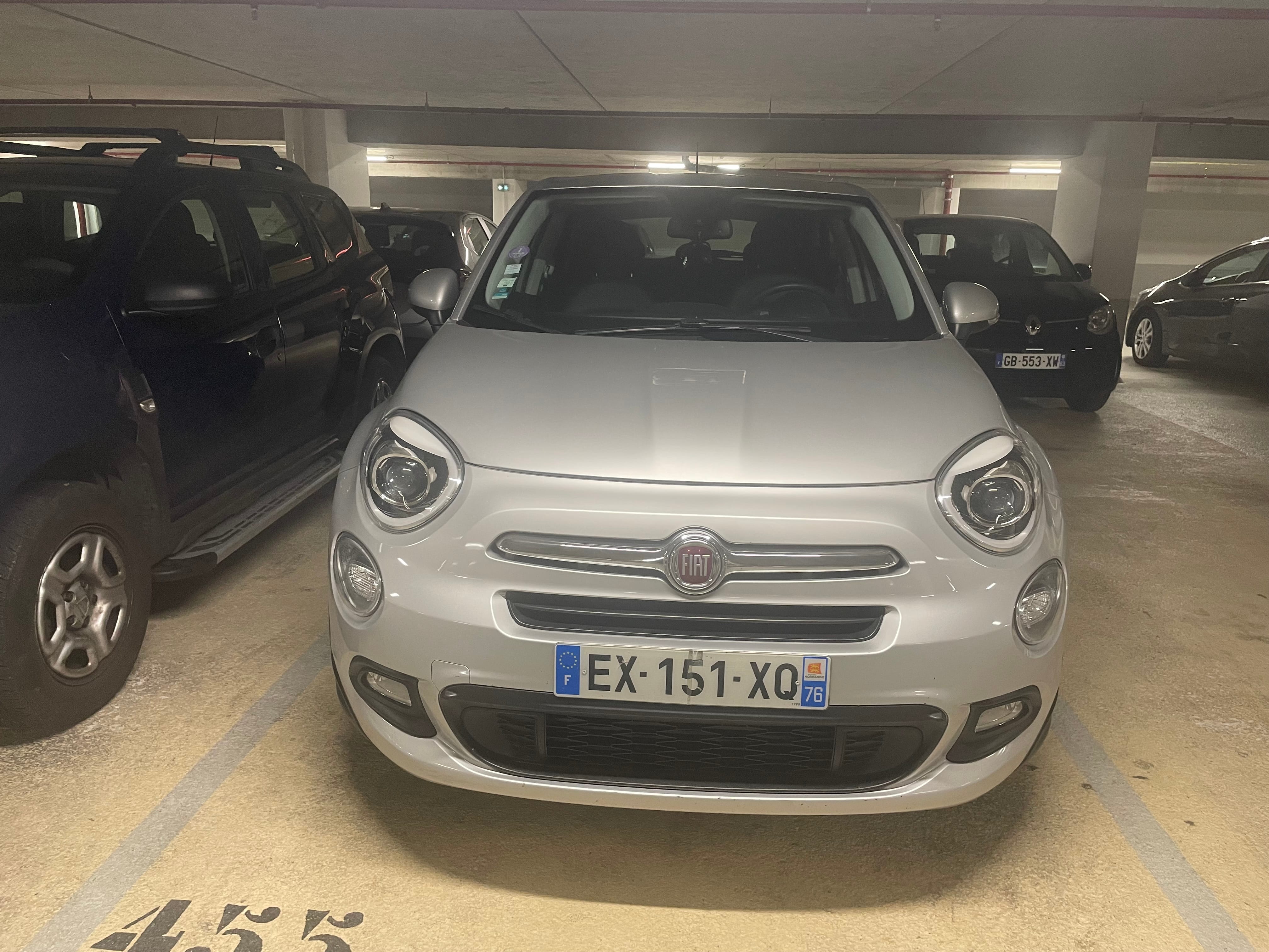 Fiat 500 X avec GPS