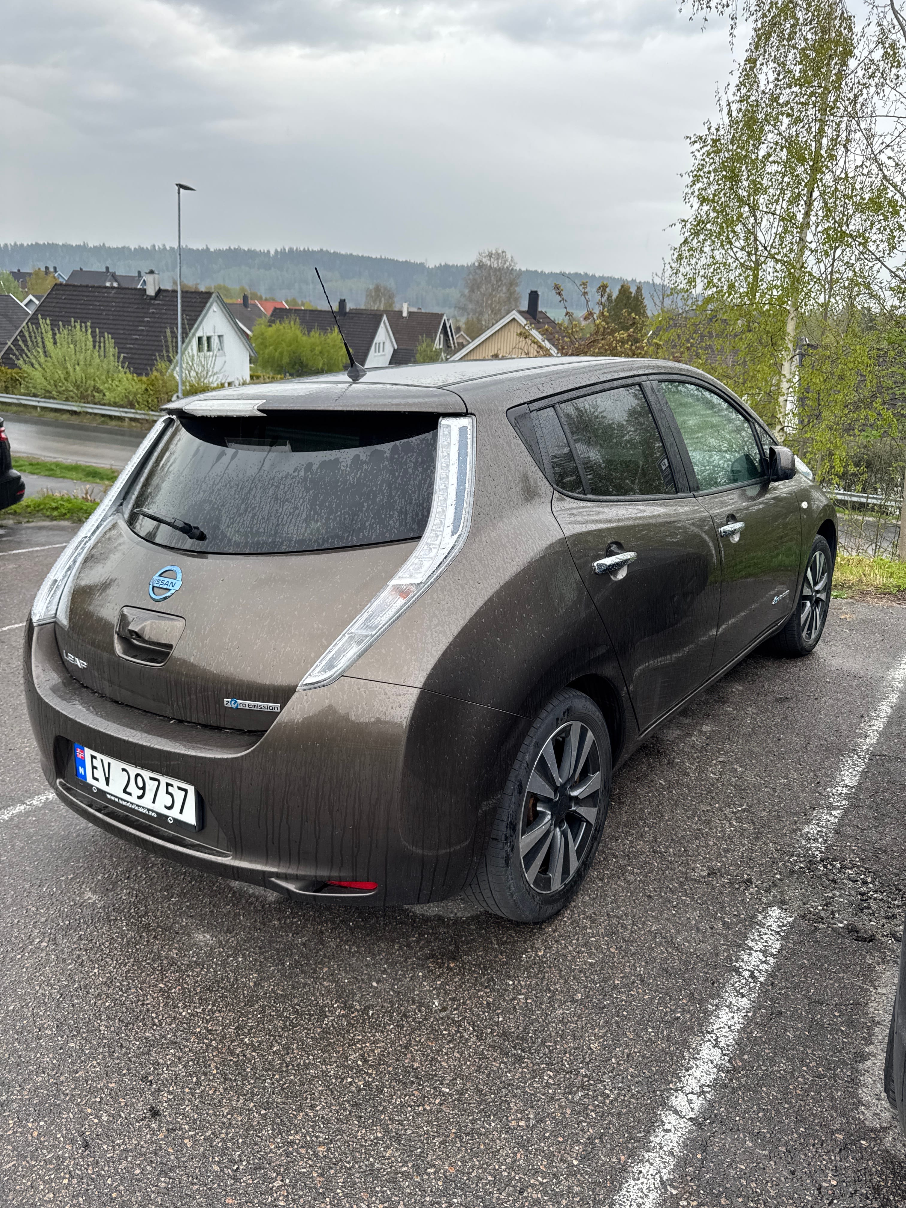 Nissan Leaf med Ryggekamera