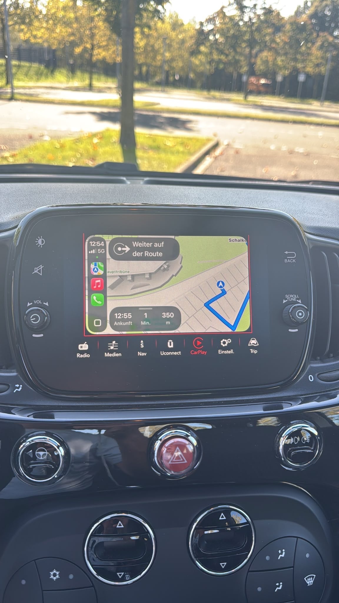 Fiat 500 mit Bluetooth-Audio