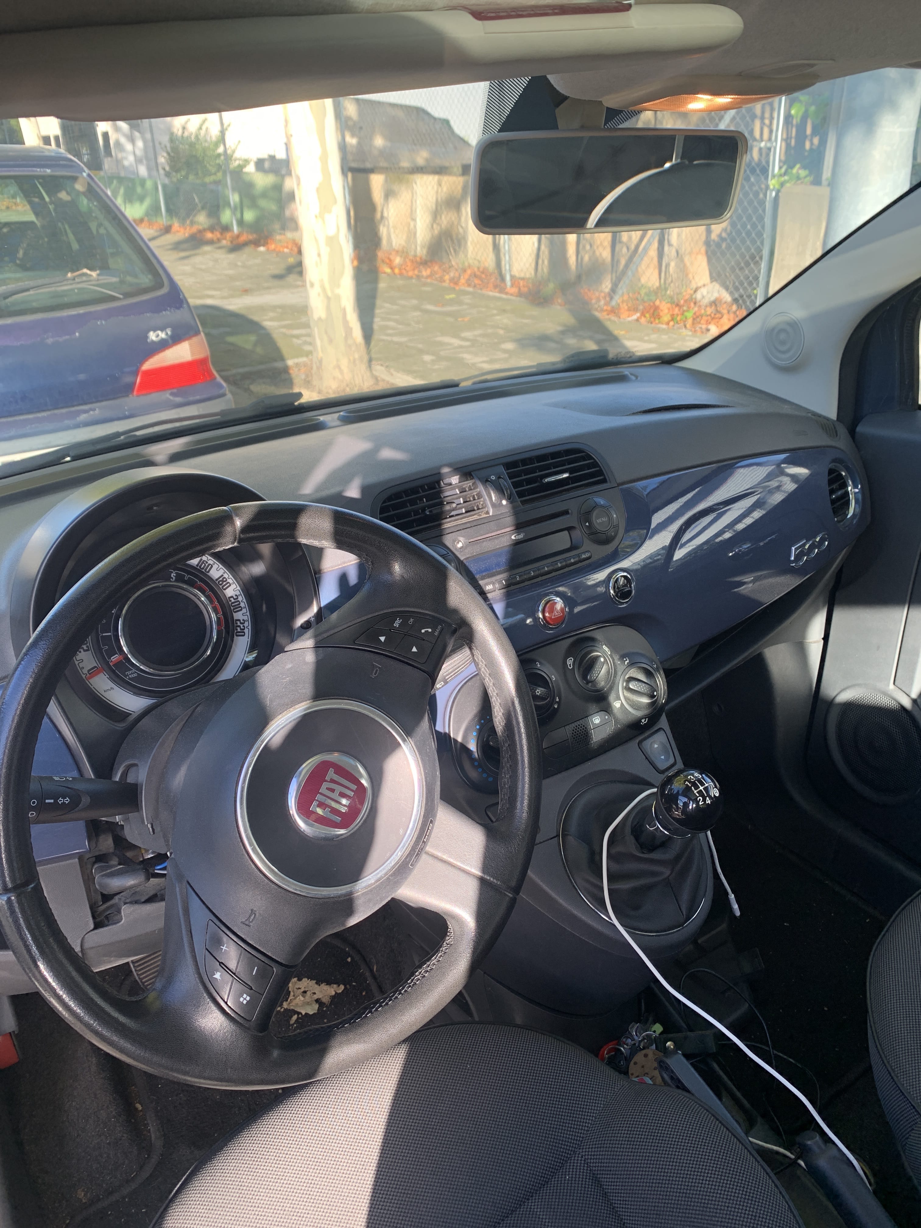 Fiat 500 con Entrada de Audio/iPod