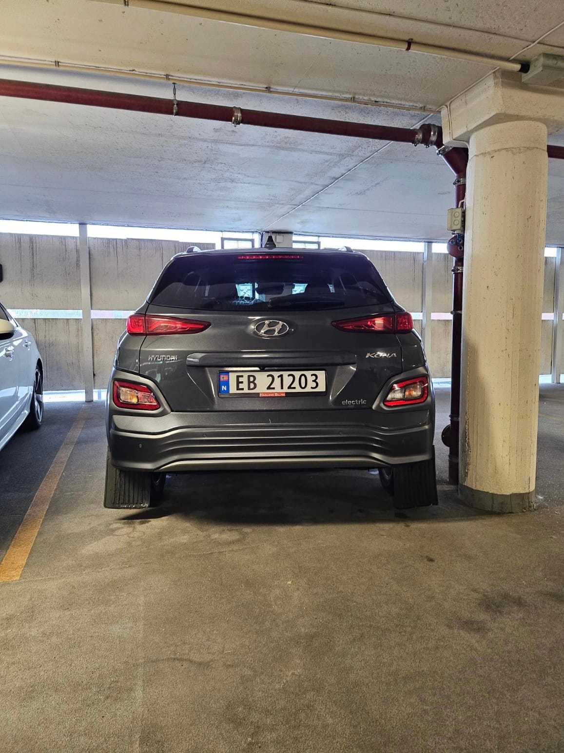 Hyundai Kona Electric mit Navigationsgerät