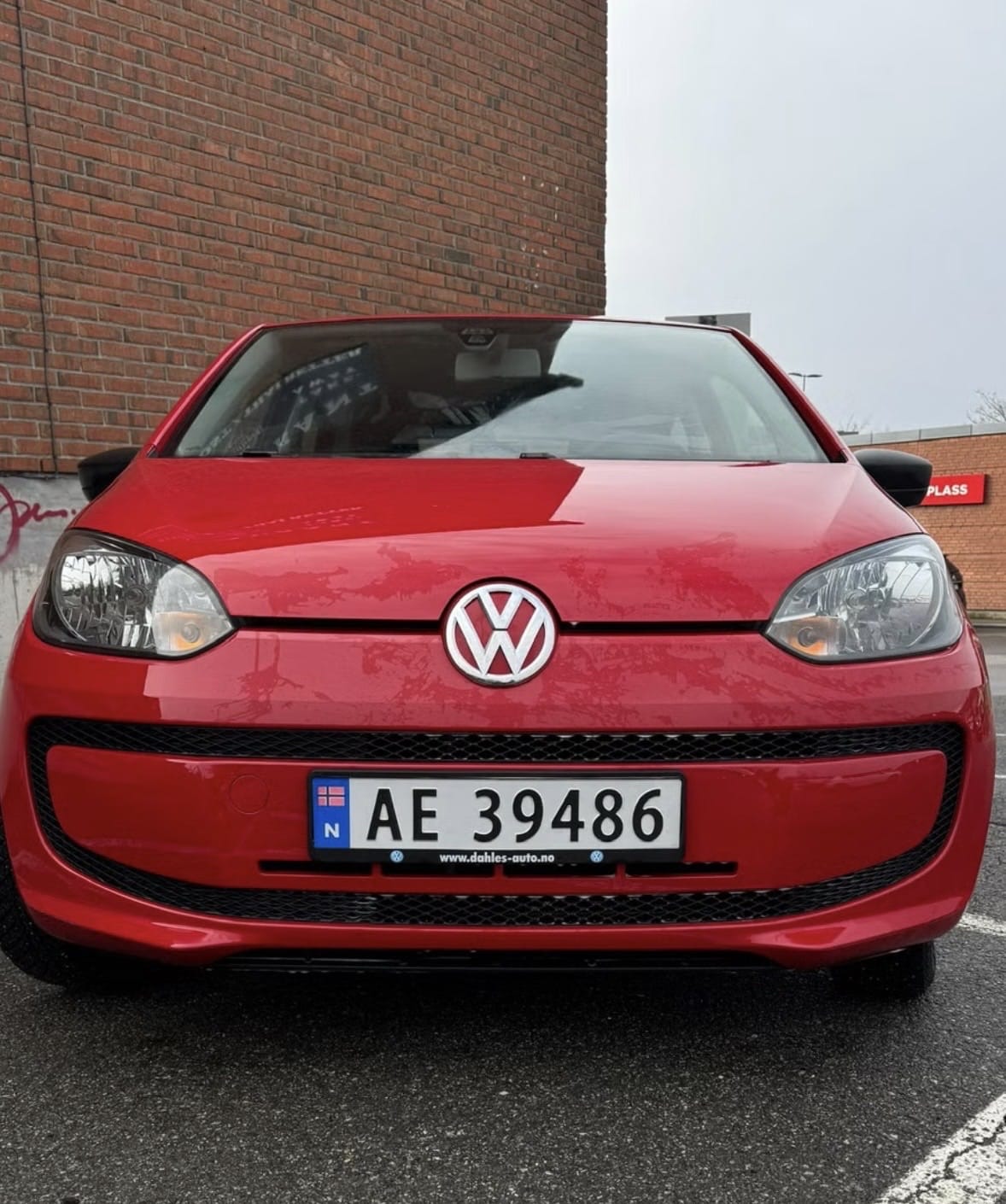 Volkswagen Up! med Vinterdekk