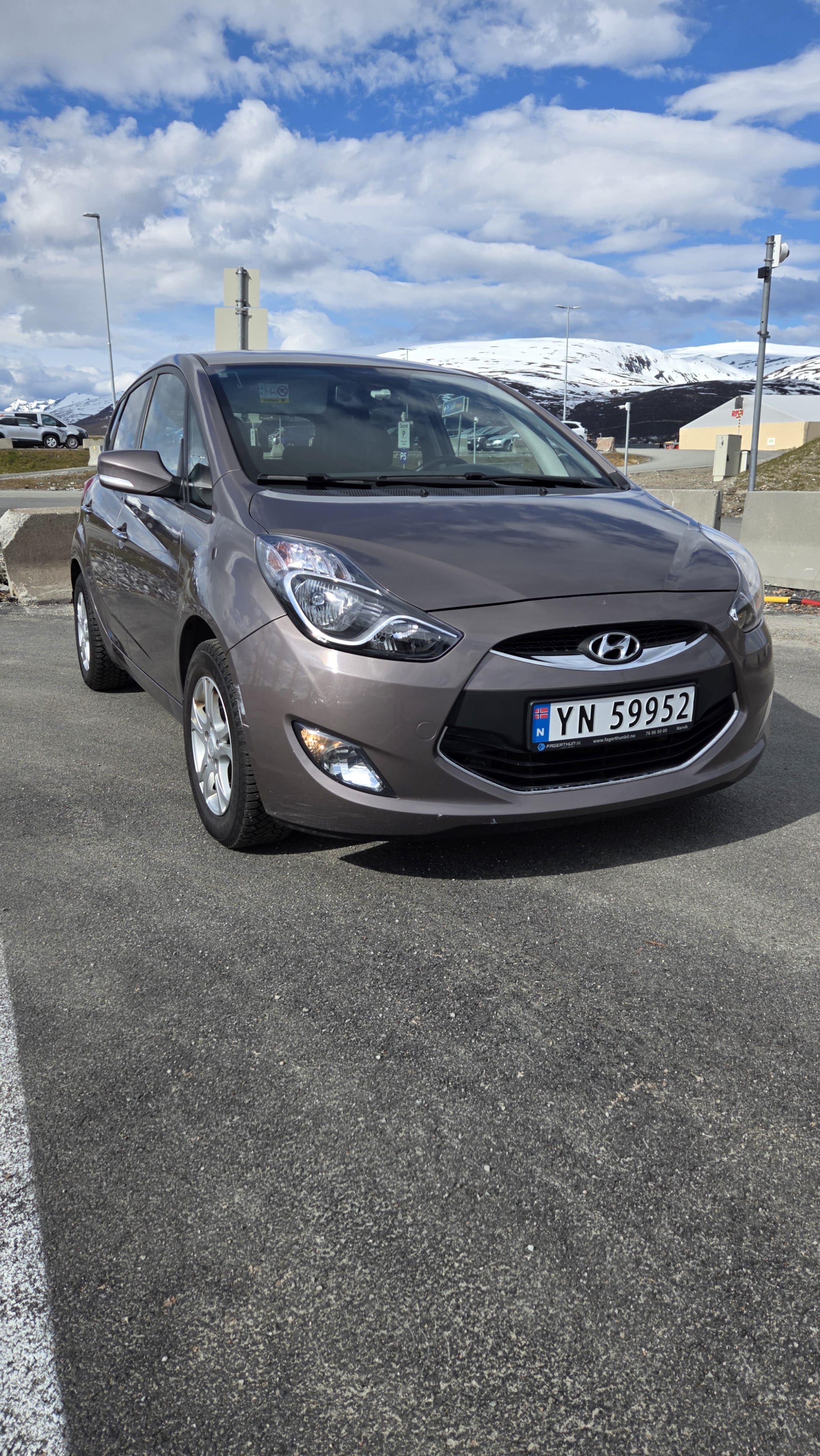 Hyundai iX20 met Autostoel baby