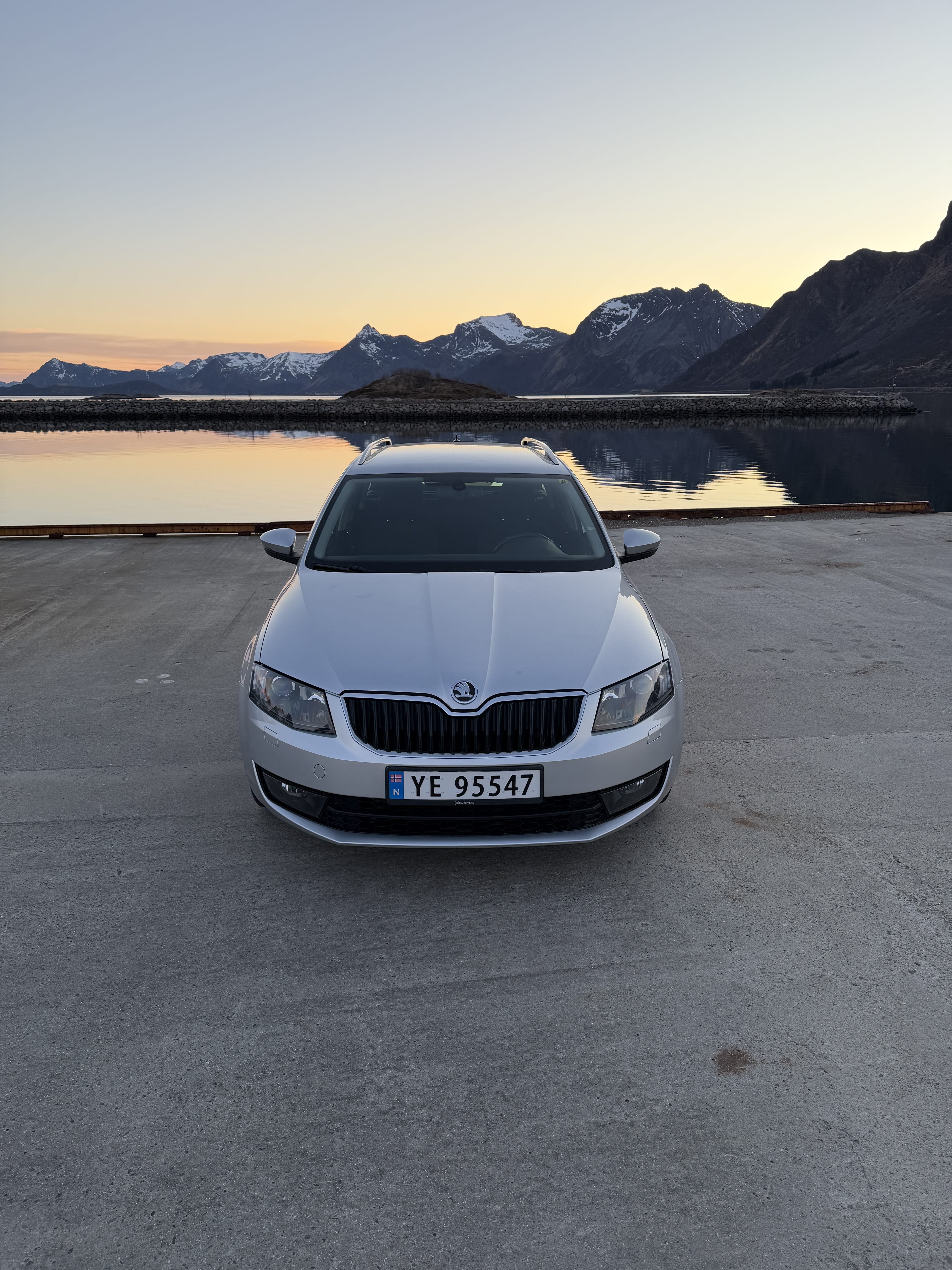 Skoda Octavia with Snow tires