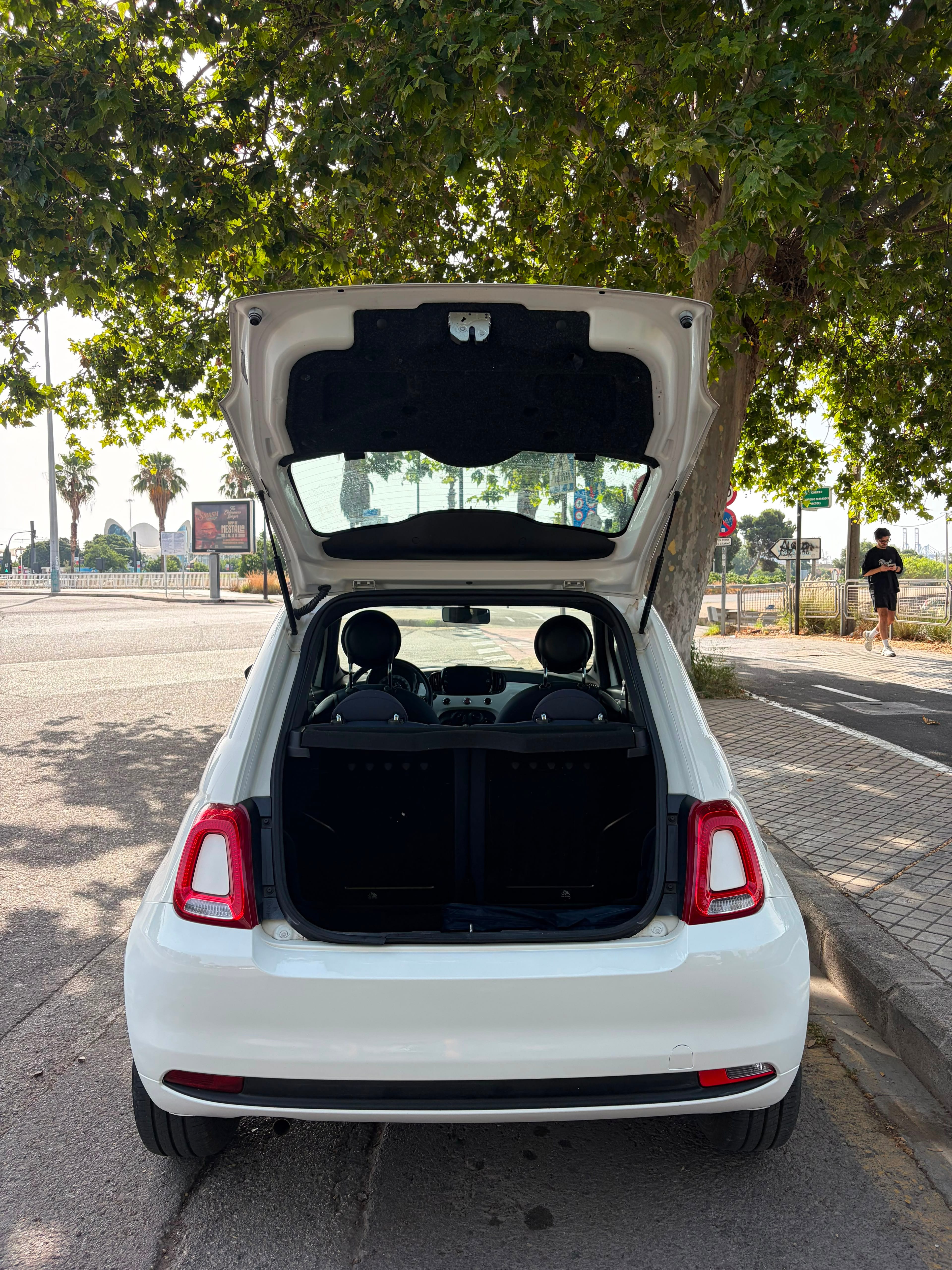 Fiat 500 mit Navigationsgerät