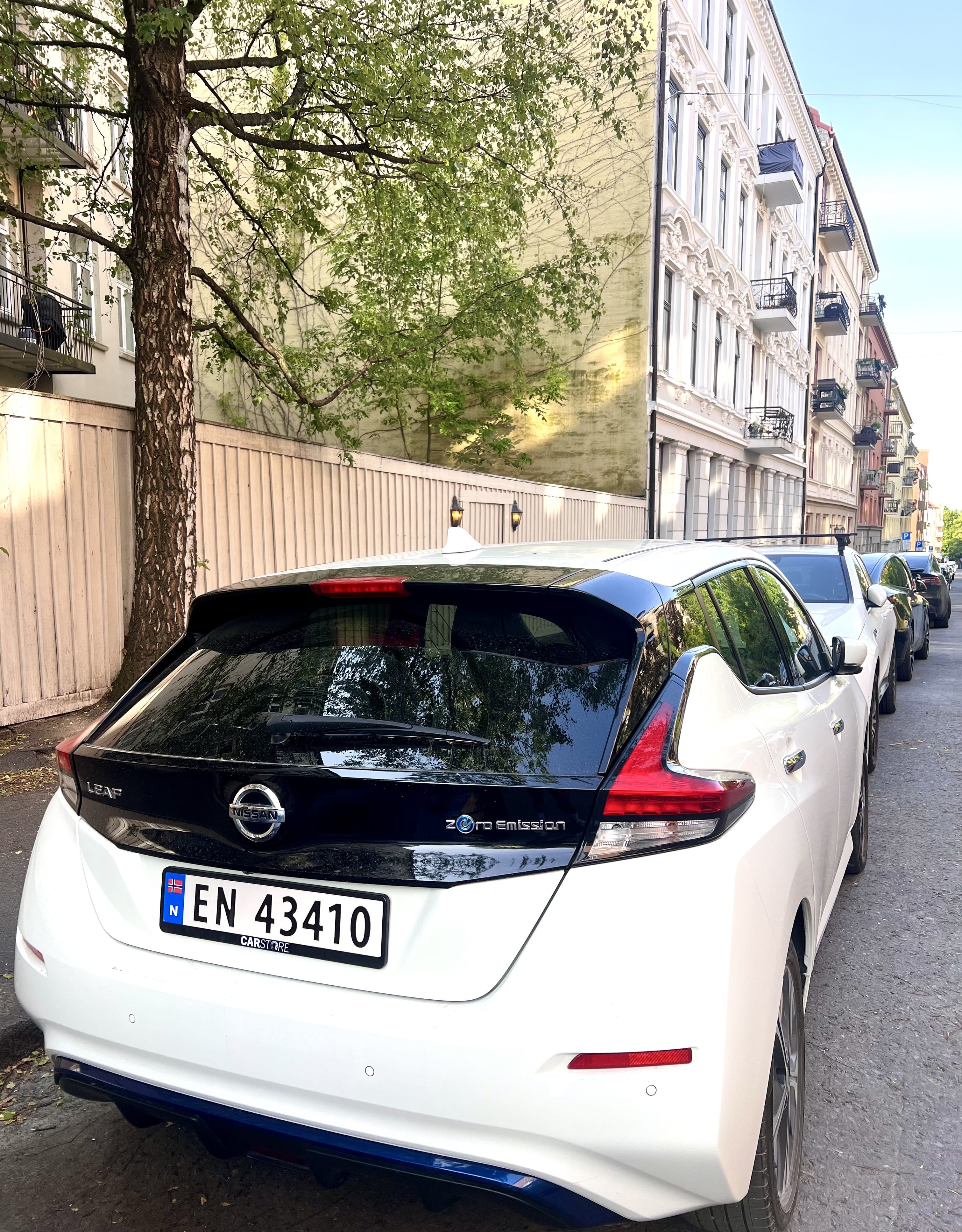 Nissan Leaf with GPS